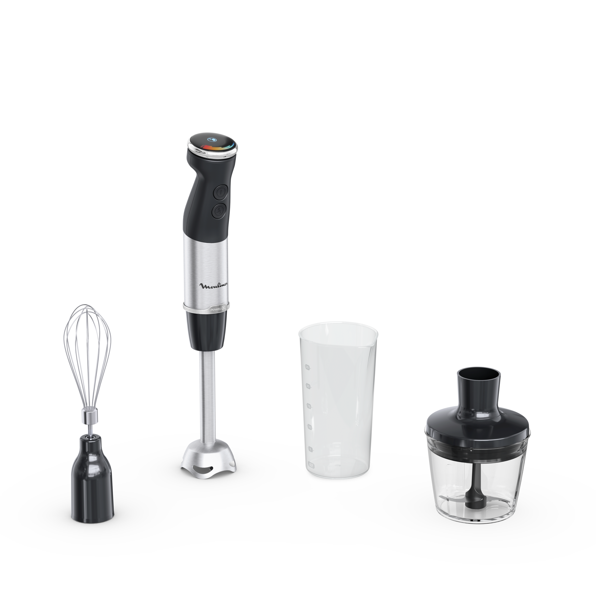 Quickchef +, Mixeur plongeant, 1000 W, 20 vitesses, 2 accessoires