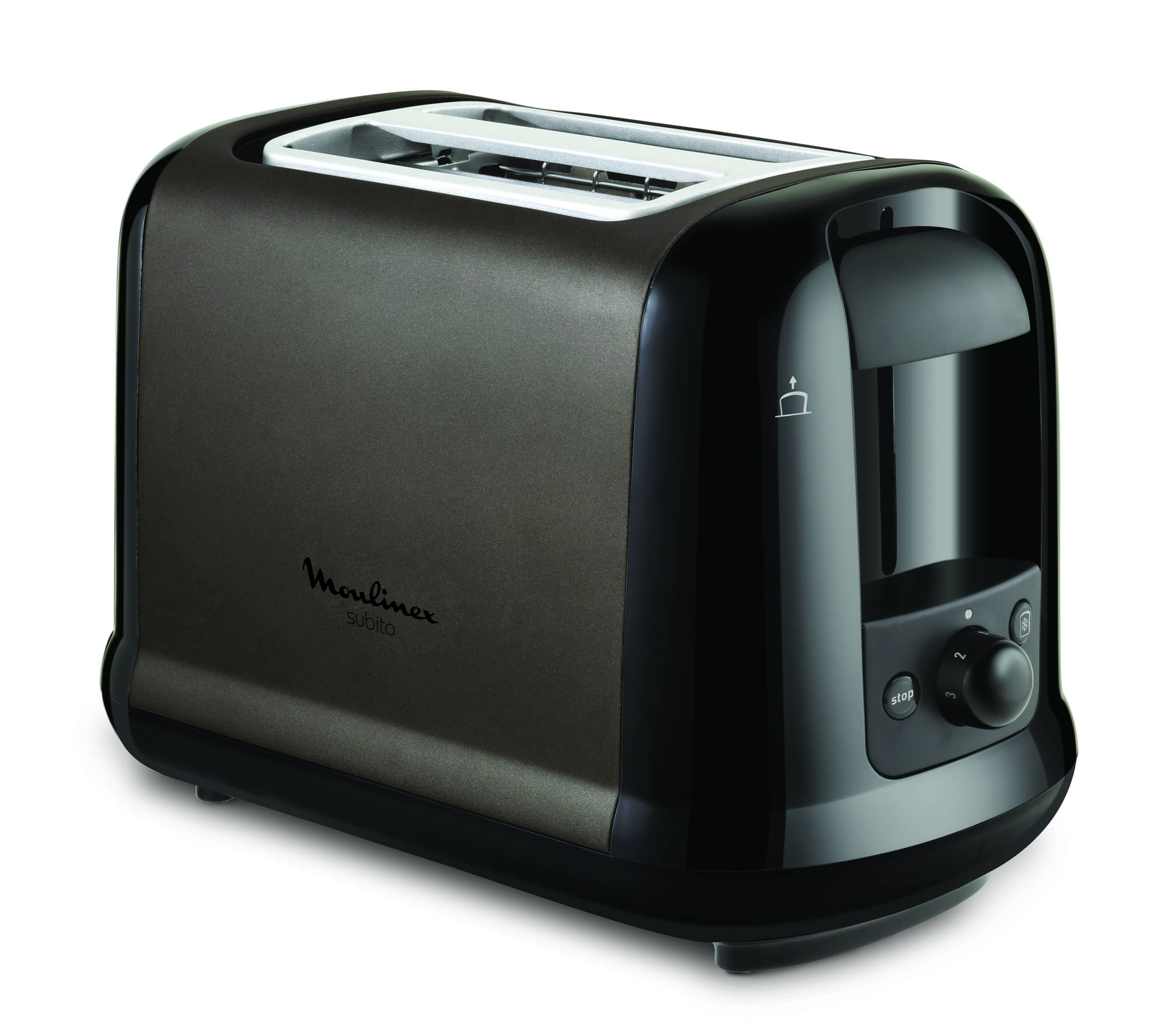 Moulinex Subito Taupe Toaster2S