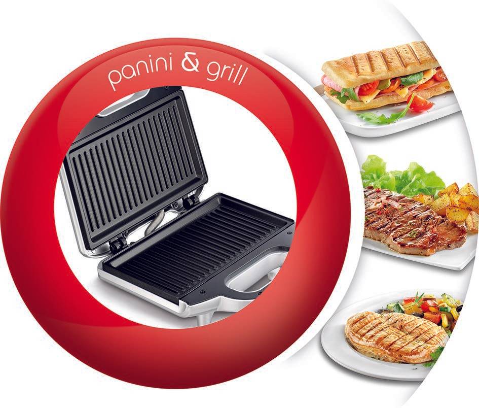 grill panini ultracompact silver