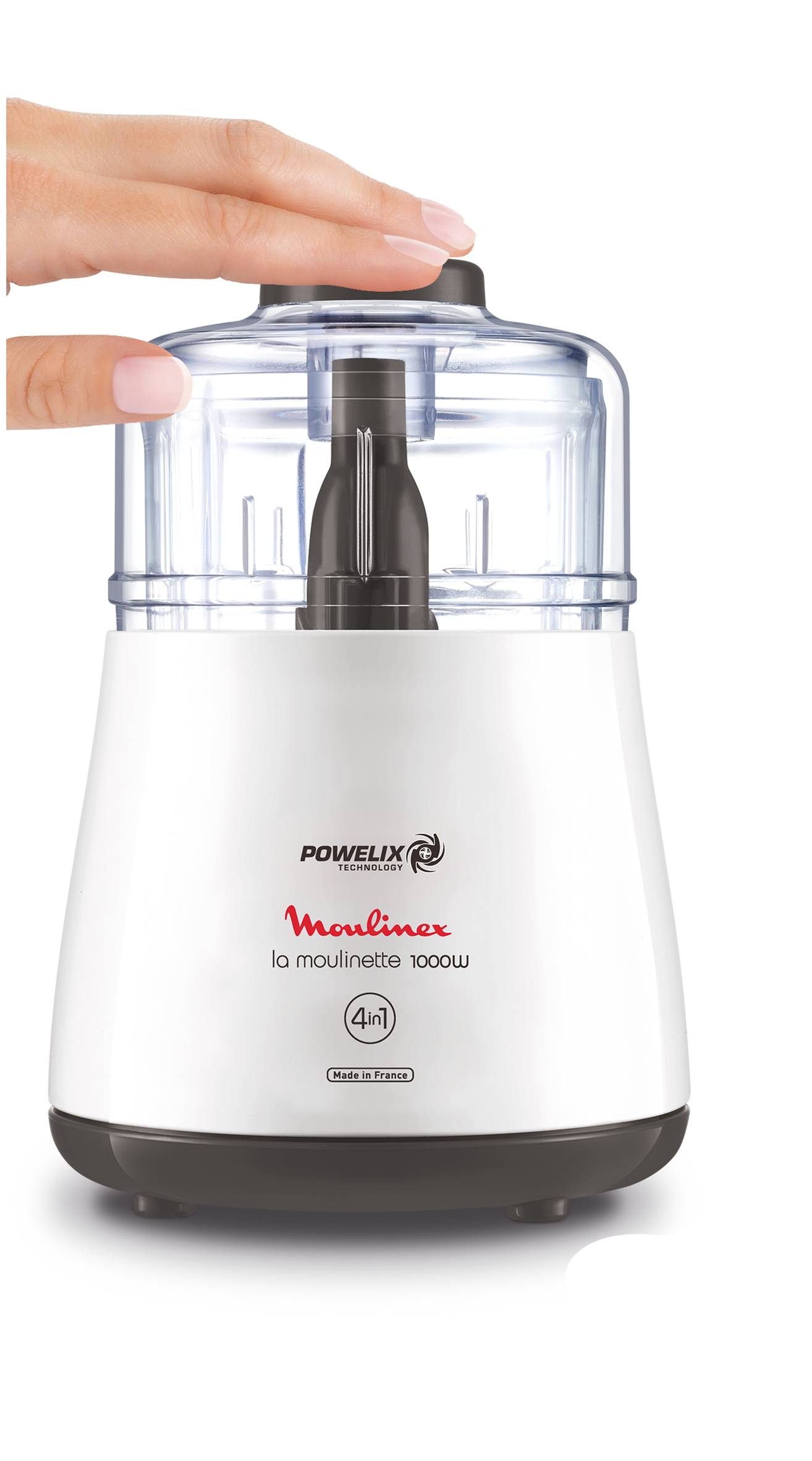 Moulinette Powelix DPA110 Hachoir - 1.000W - 4 fonctions