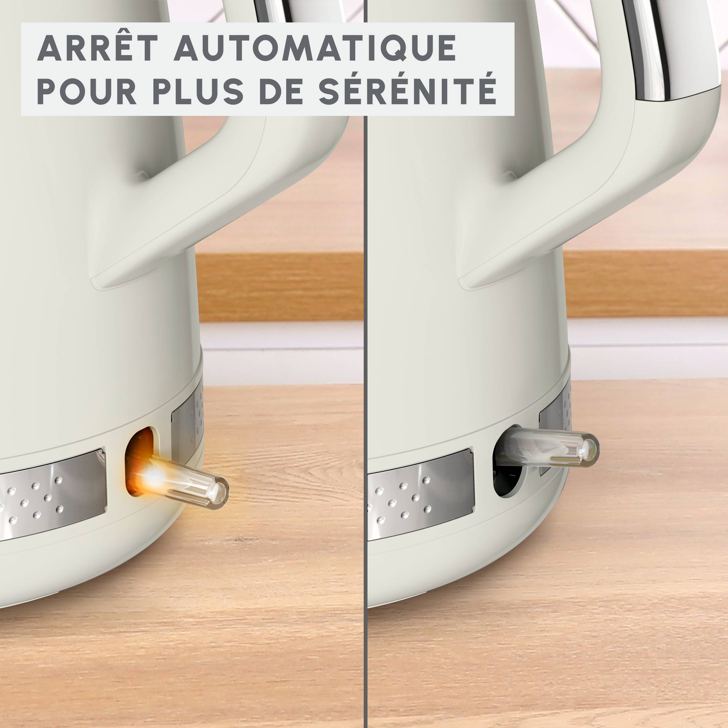 Soleil, Bouilloire électrique 1,7 L, Contrôle de la température, 2 400 W