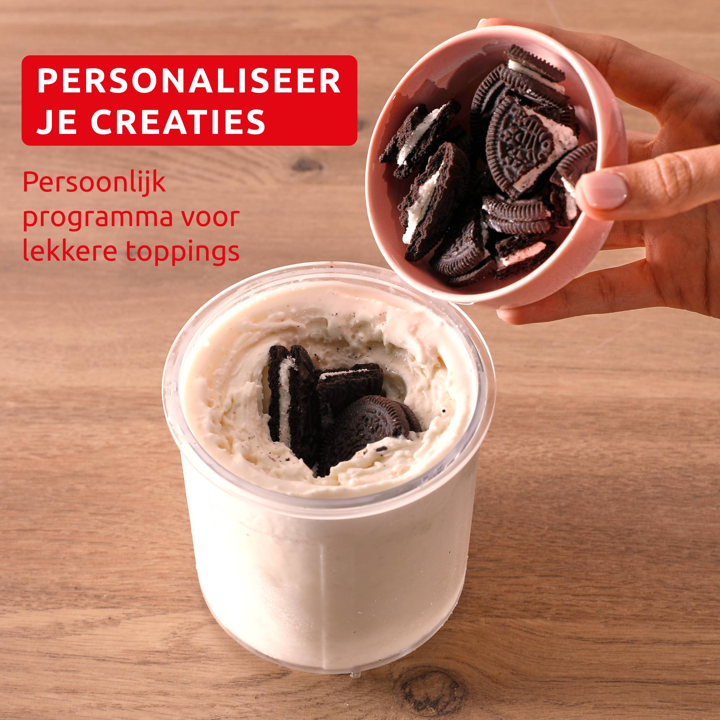 Dolci MJ602AF0 Ijsmachine - 10 programma's in 1 - automatisch spoelprogramma