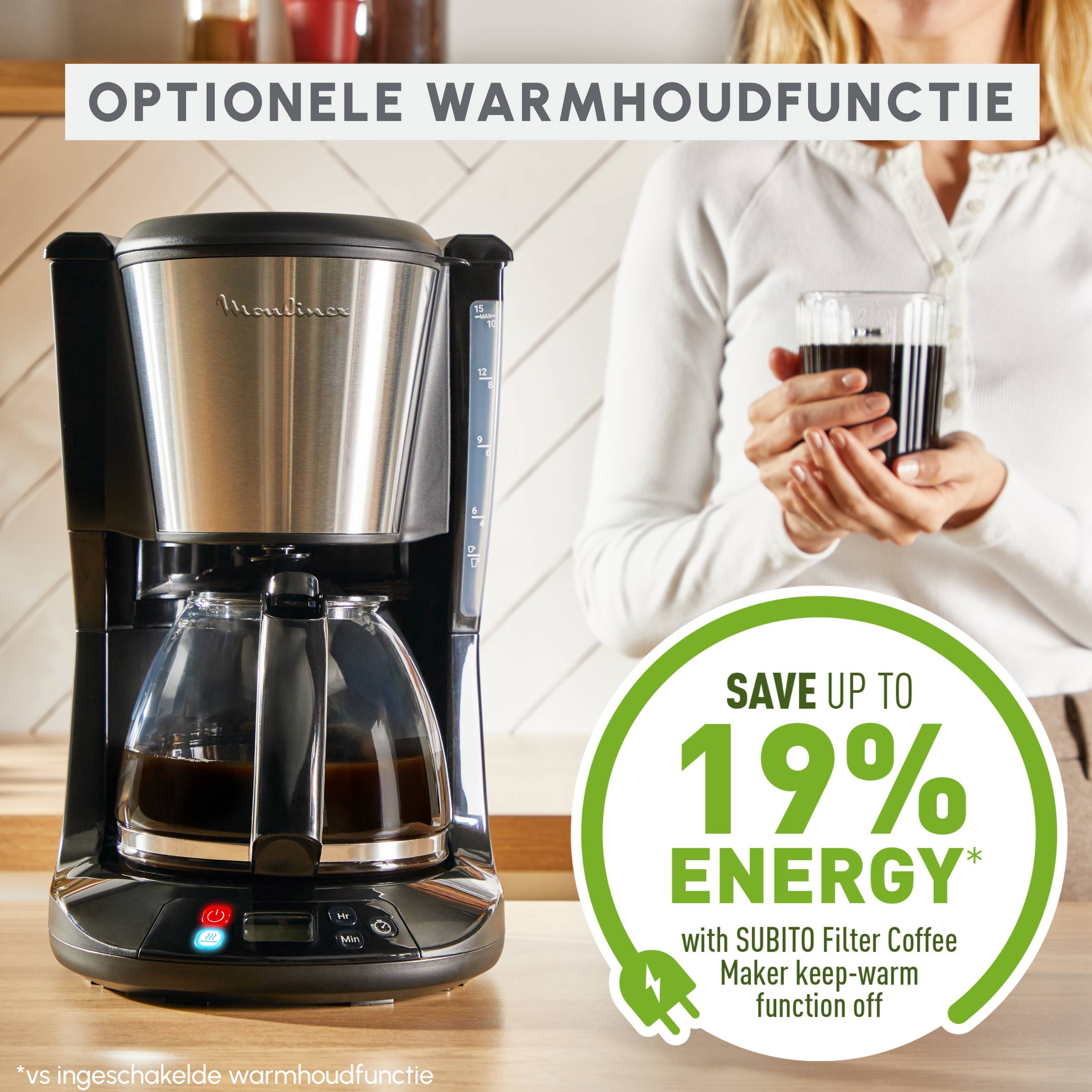 Subito FG5S2DE0 Koffiezetter met filter - 15 tassen