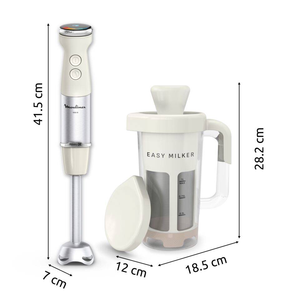 Easy Milker Quickchef + VD70PAE0 - Préparateur de lait végétal - Mixeur plongeant 