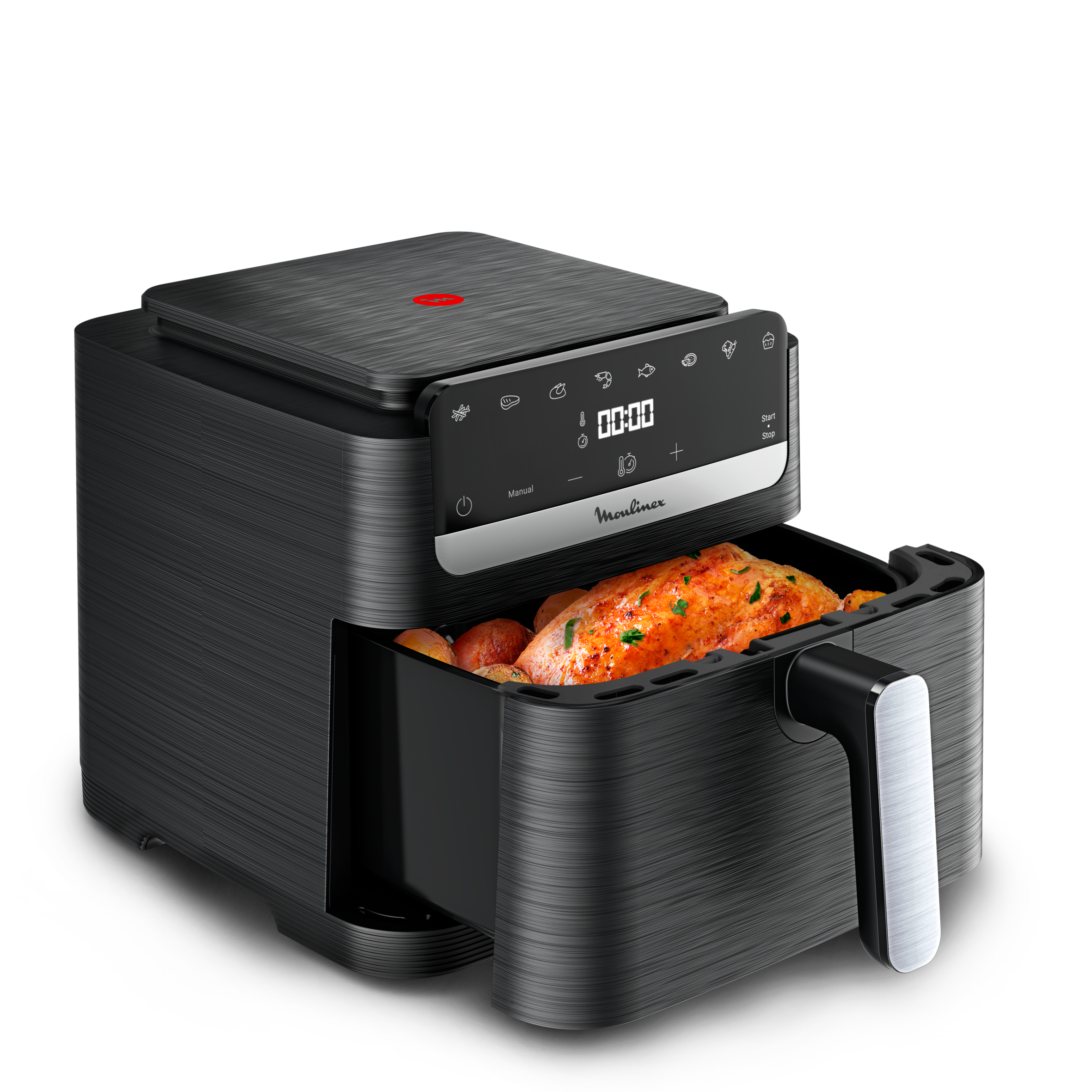 Easy Fry Mega Compact, Air fryer, Capacité XL de 7,5 L, Format XS