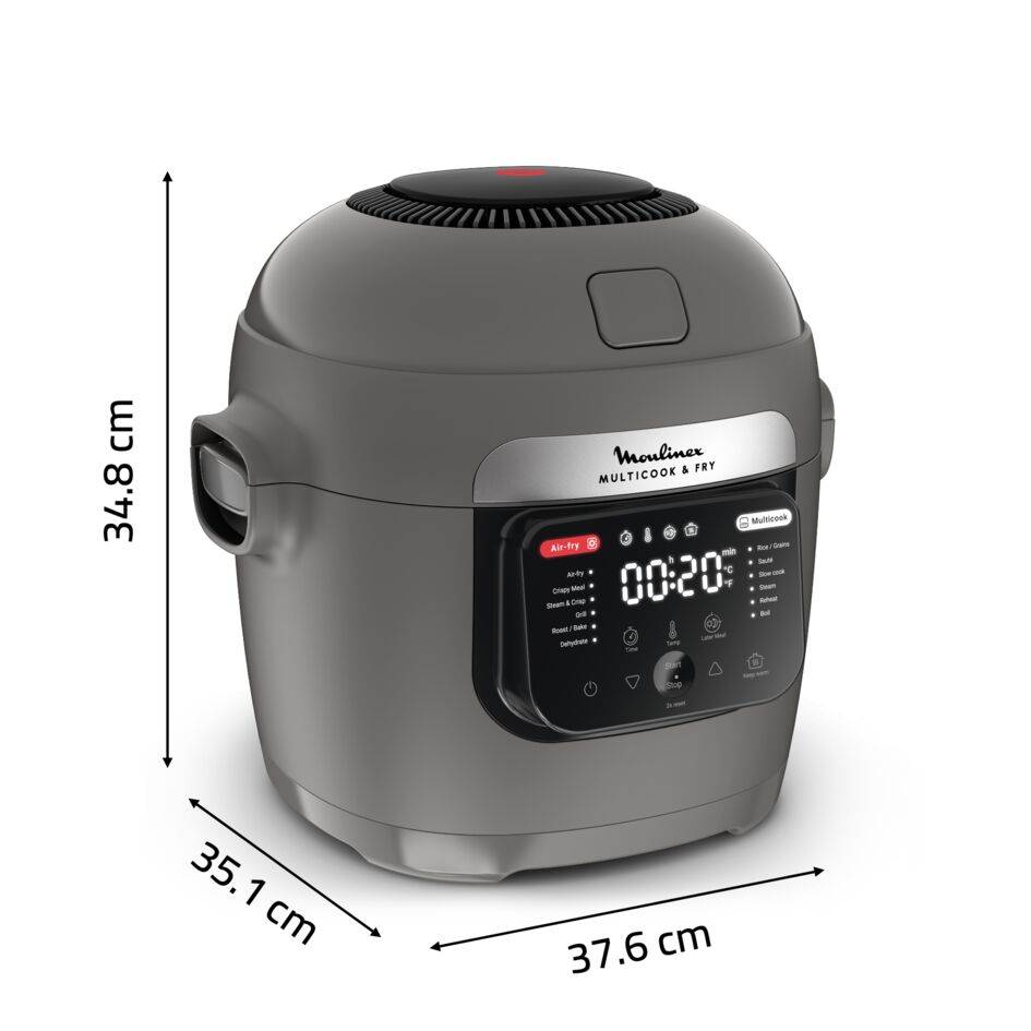 Multicook & Fry MZ730BF0 Air Fryer en multicooker - 12 automatische programma's - 4 accessoires