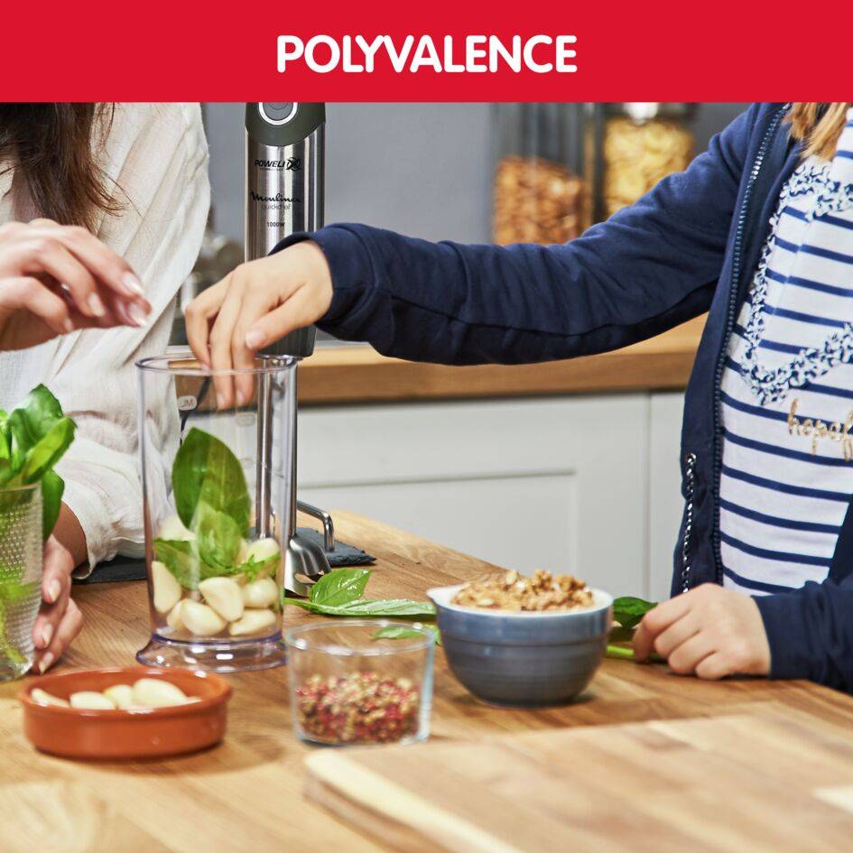 QuickChef DD655810 Mixeur plongeant - 1.000W - 4 accessoires