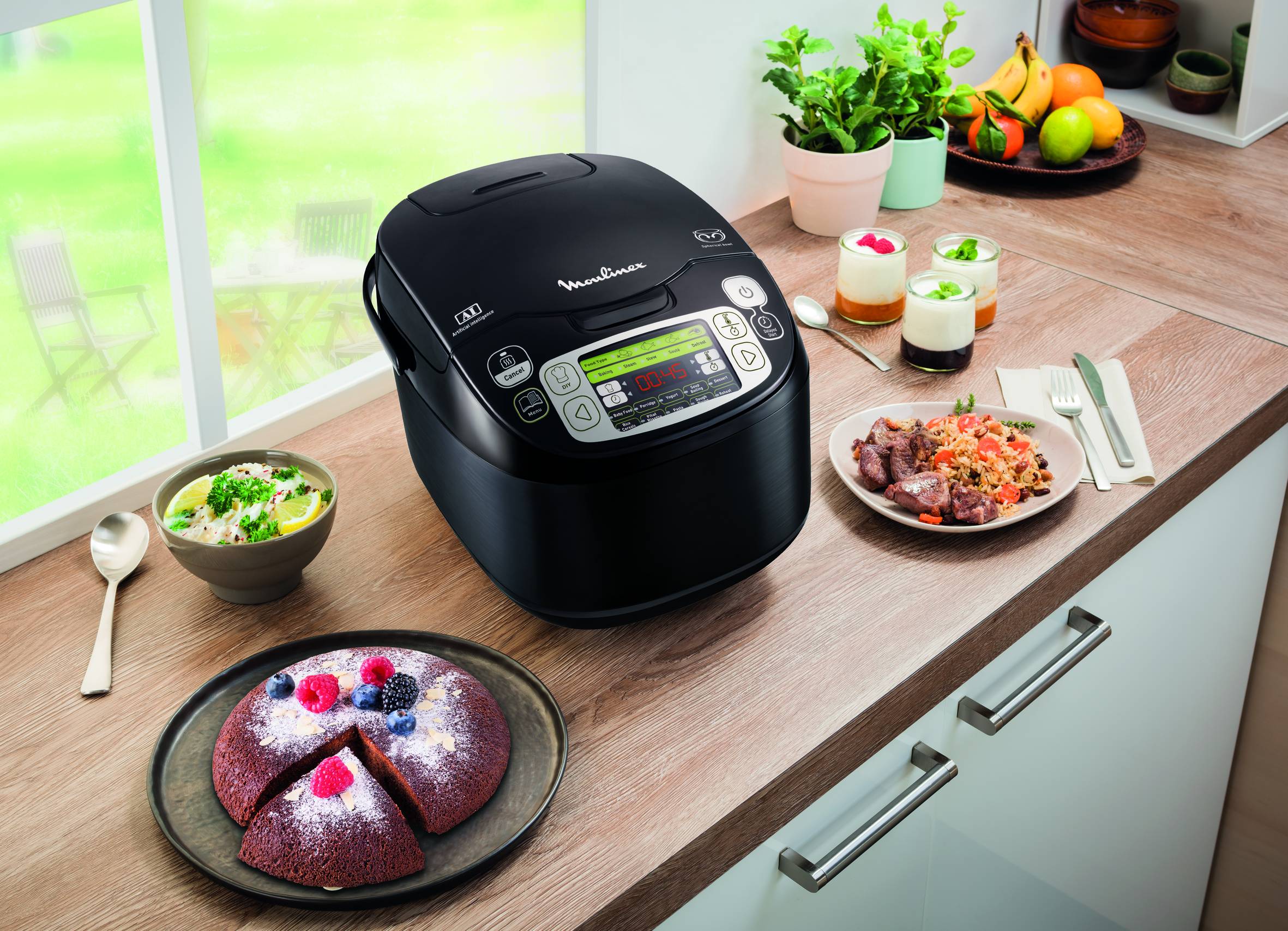 Mulicooker 43-programs - Spherical Bowl Series