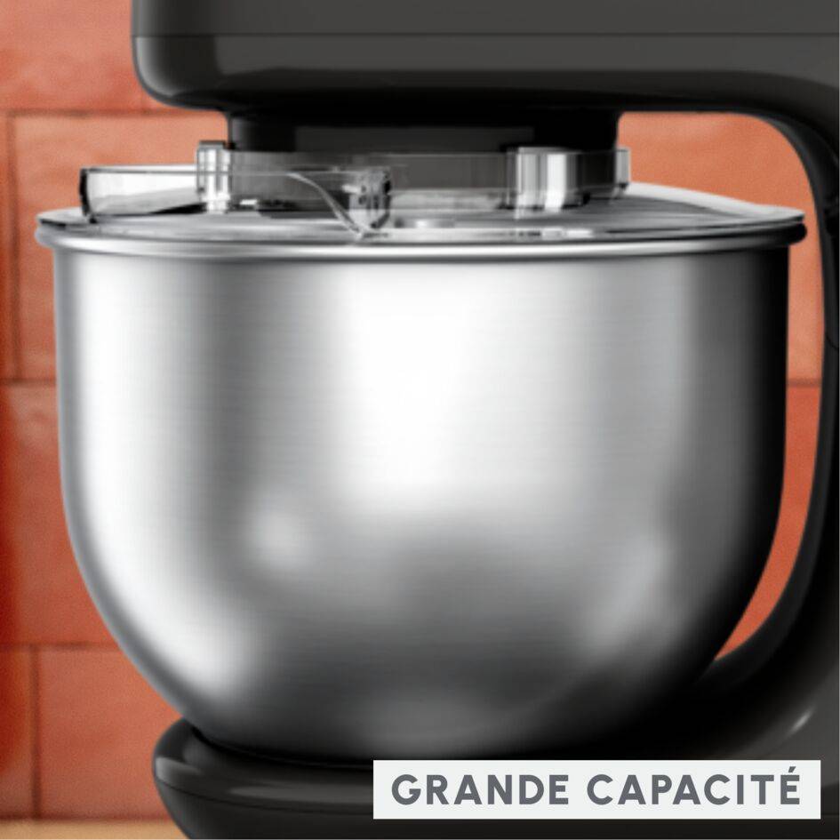 Robot pâtissier Bake Essential, bol de 4.8 L, kit de pâtisserie, 800 W