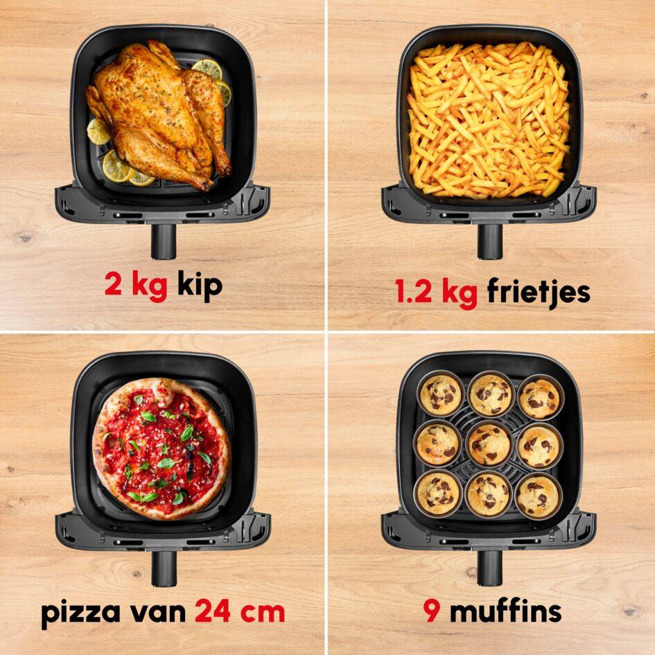 Easy Fry Mega EZ855HF0 Air Fryer - 8 programma's - 7.5 L