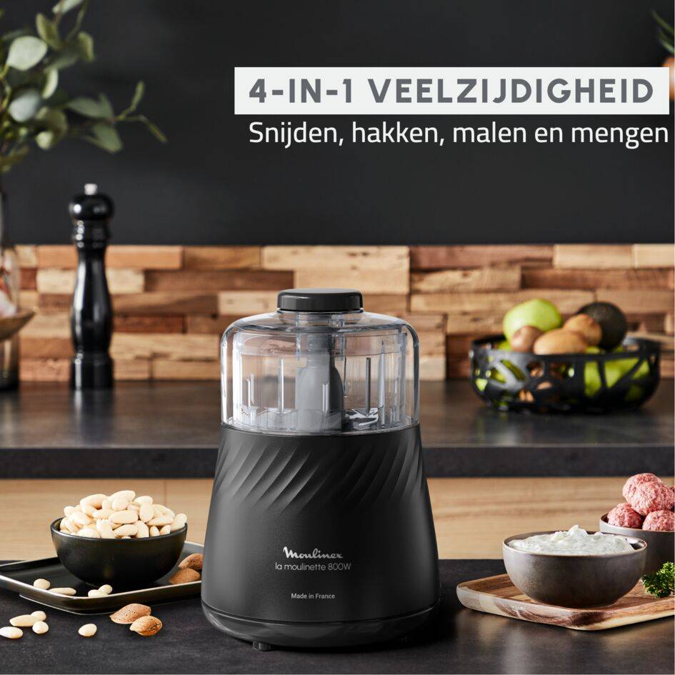 La Moulinette Intention DP710810 Hakmolen - 800W - 4 functies