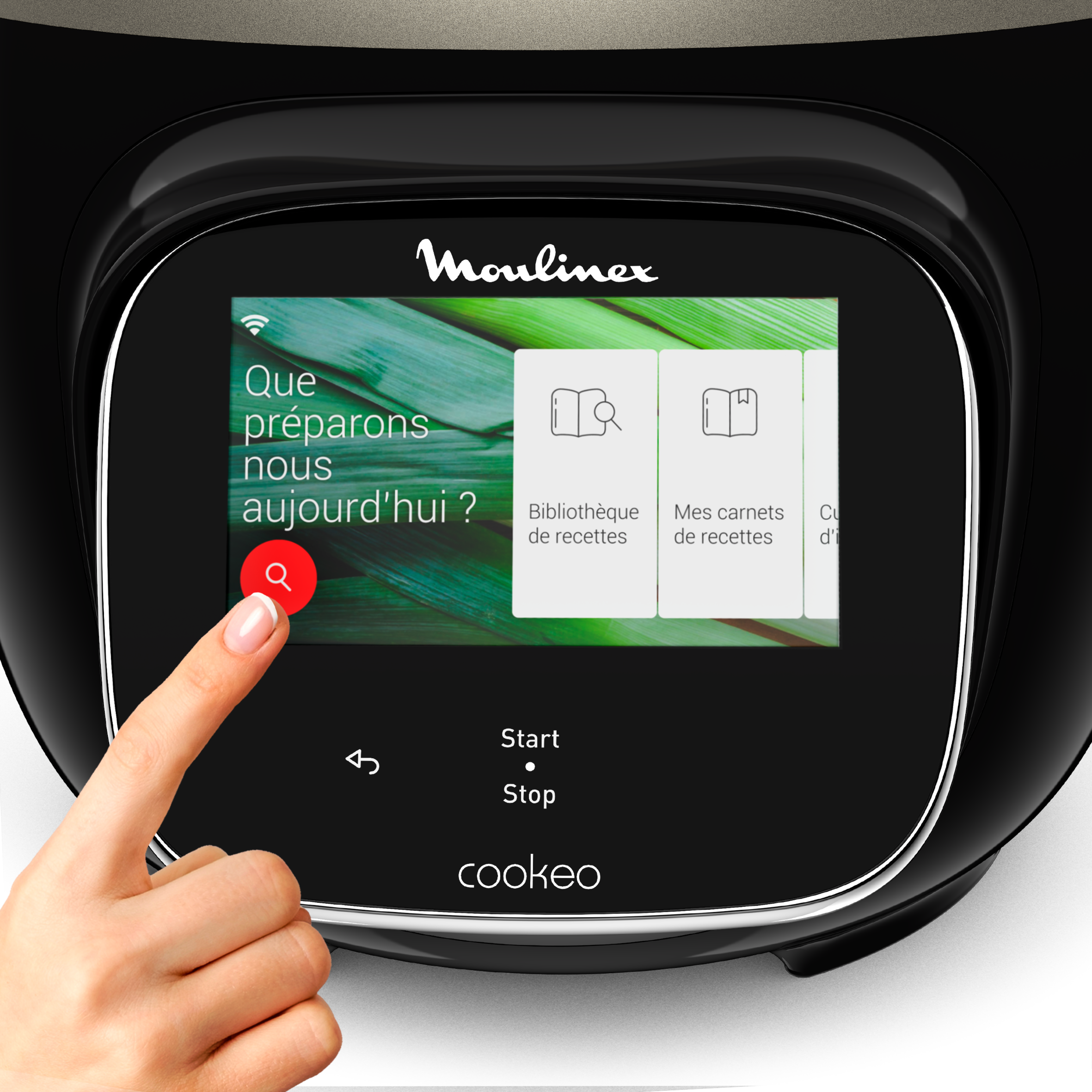 Cookeo Touch Wifi CE902800 Multicuiseur intelligent haute pression - 13 programmes - Recettes illimitées - Connecté