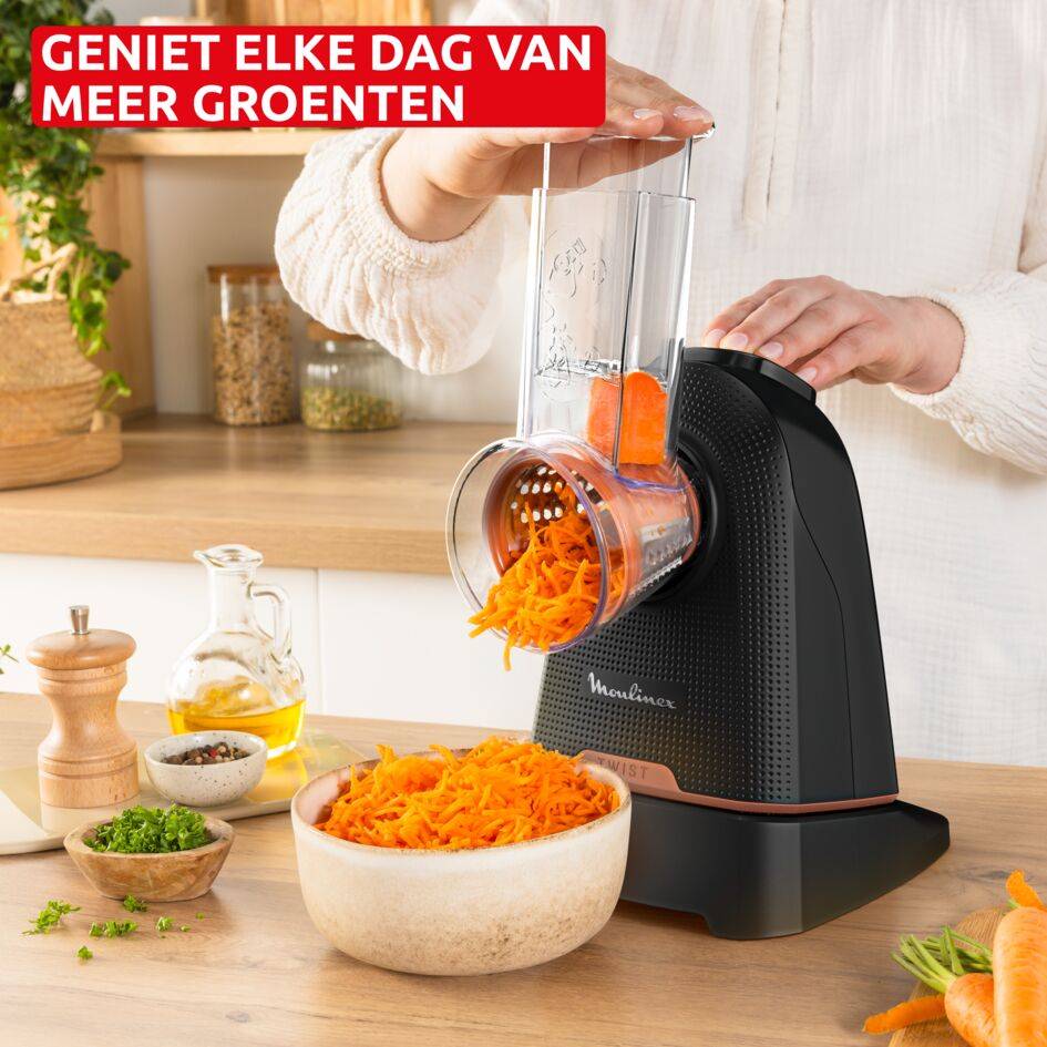 Fresh Express Twist DK8638E0 Groentesnijder - 150W - 3 accessoires