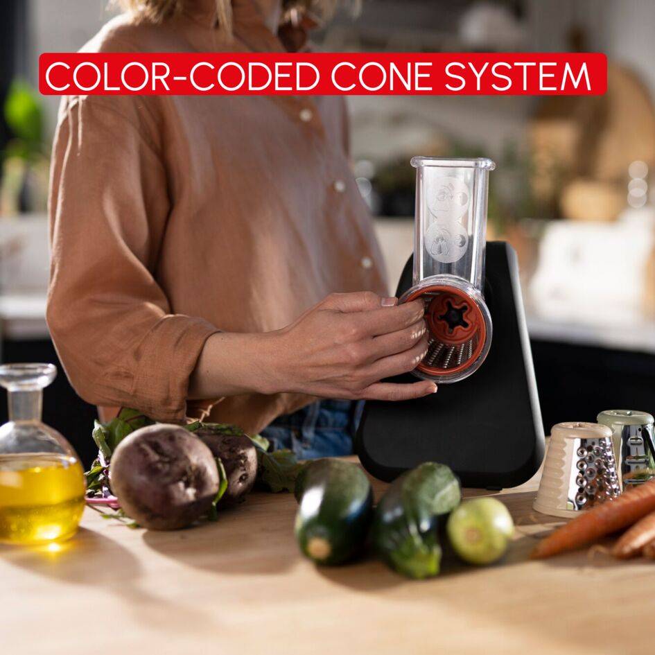 Fresh Express Eco Respect DJ77EN10 Groentesnijder - 150W- 3 accessoires - Eco-design