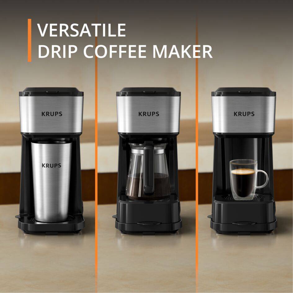 Simply Brew KM207D10 Cafetière à filtre 3-en-1 + mug isotherme