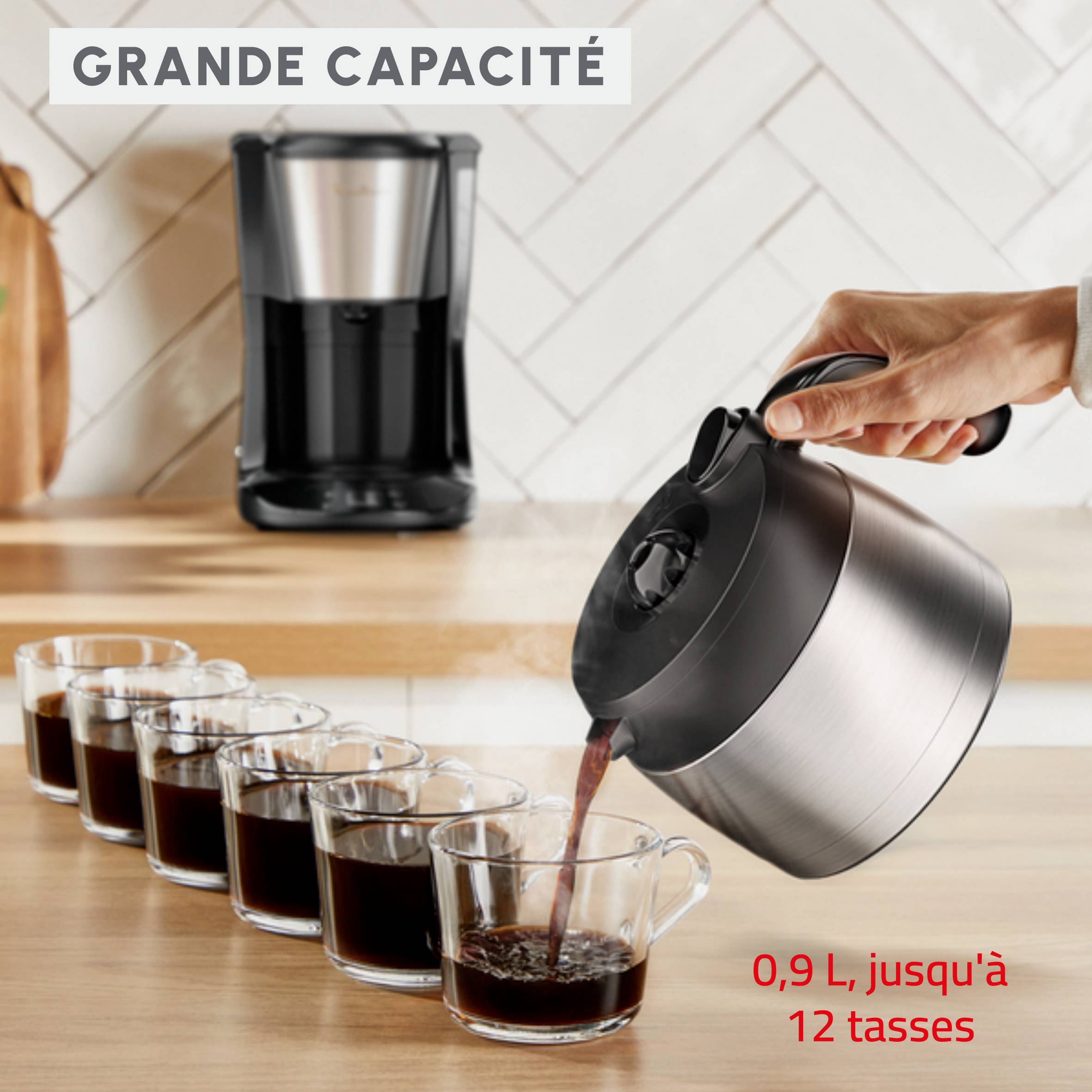 Subito FT5S2DE0 Cafetière filtre - 12 tasses