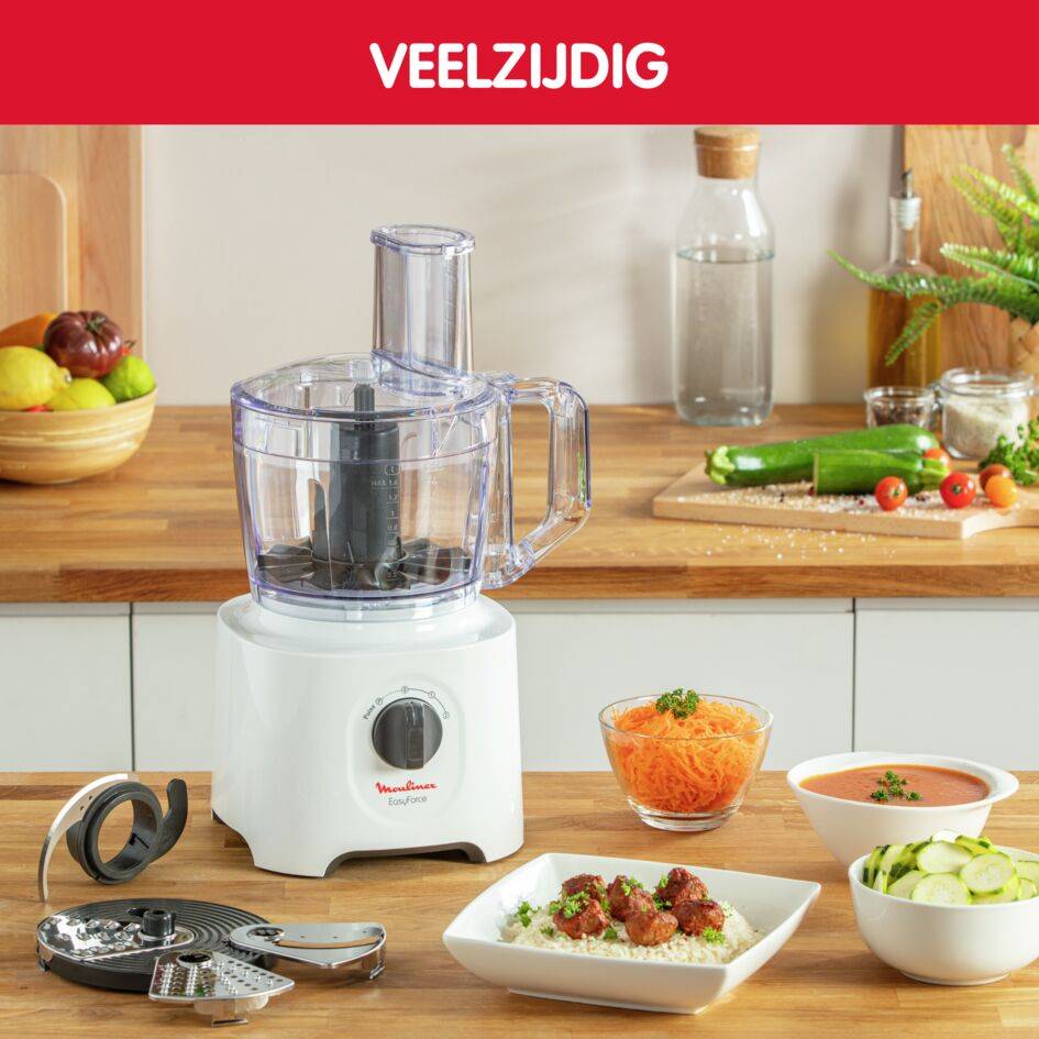 EasyForce FP244110 Foodprocessor - 700W - 5 accessoires - 3 snelheden
