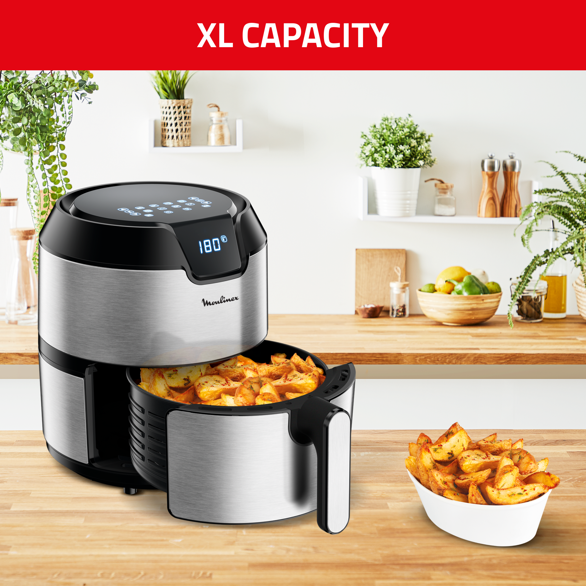 Easy Fry Deluxe EZ401D10 Air fryer - 8 programmes - 4,2L