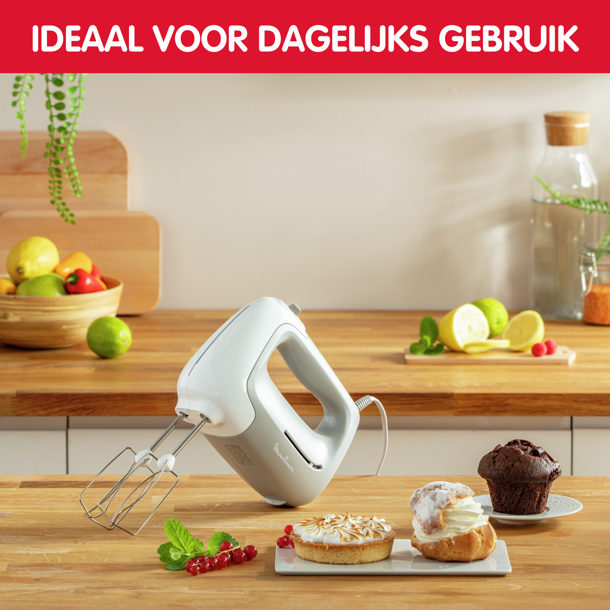 Prep'Mix HM450B10 Handmixer - 450W - 4 accessoires