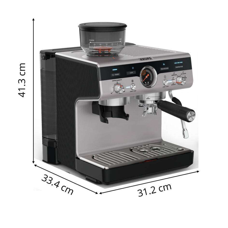 Precision XP801T Machine à espresso manuelle avec broyeur