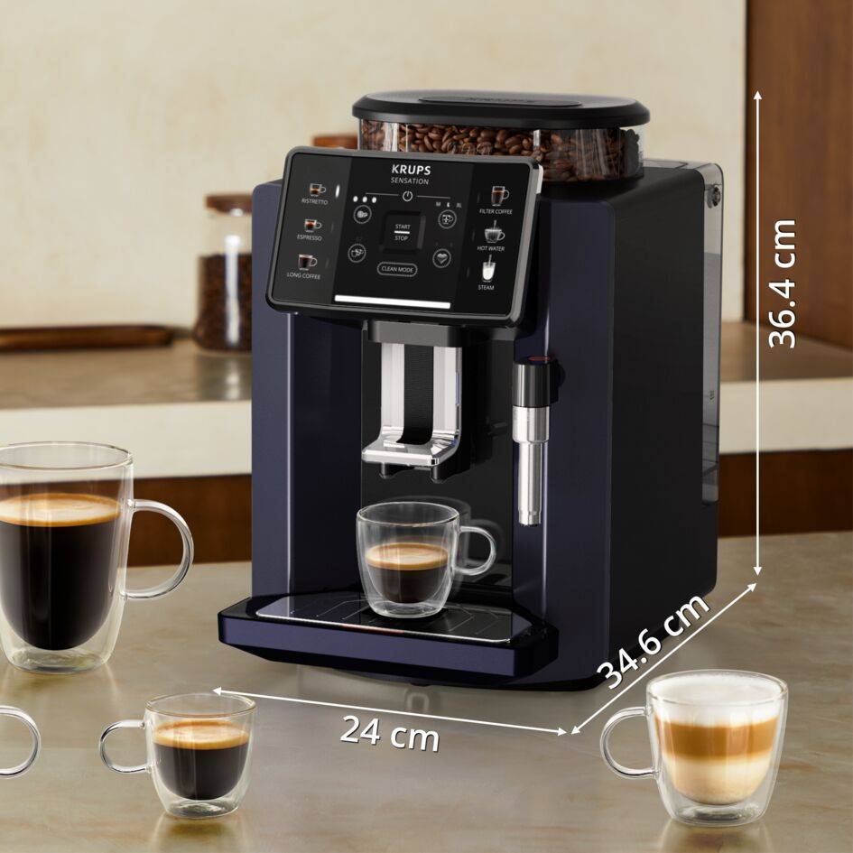 Sensation EA910B10 Volautomatische espressomachine - 4 koffierecepten - 1,7L