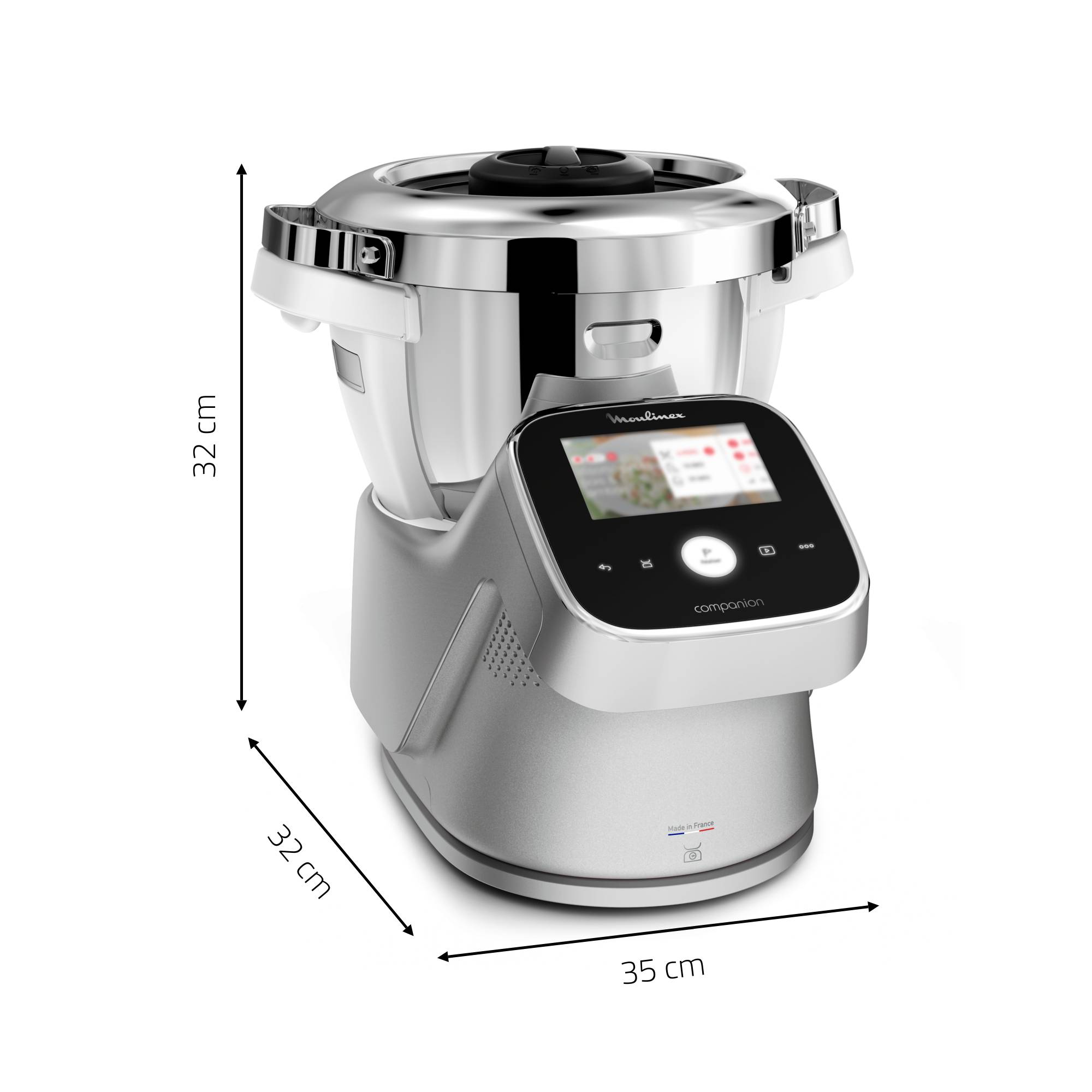 i-Companion Touch Pro HF93ECF0 Kookrobot - 18 programma's - 7 accessoires - Ingebouwde weegschaal