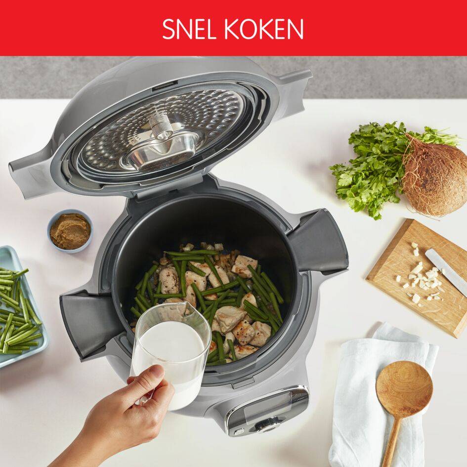 Cookeo+ CE854B10 Intelligente hogedruk multicooker - 6 programma's - 80 recepten