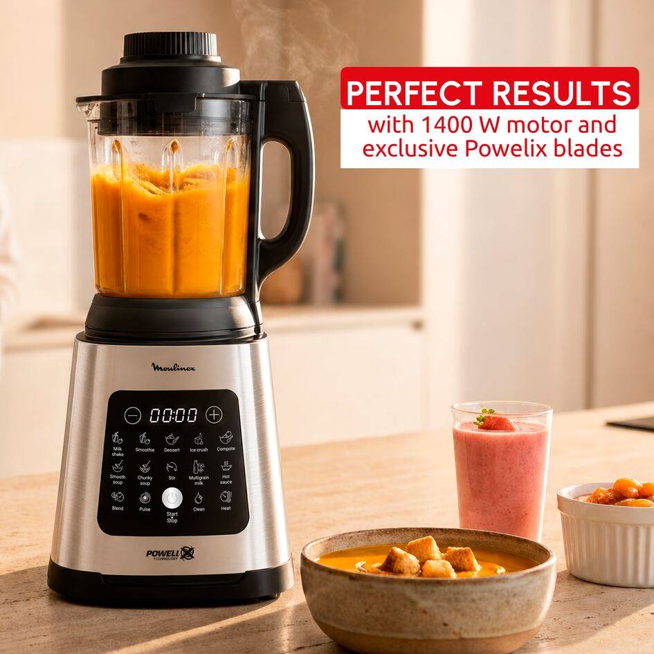 PerfectMix Cook LM835D10 Heating high-speed blender - 1.400W - 10 programma's - 2,0L