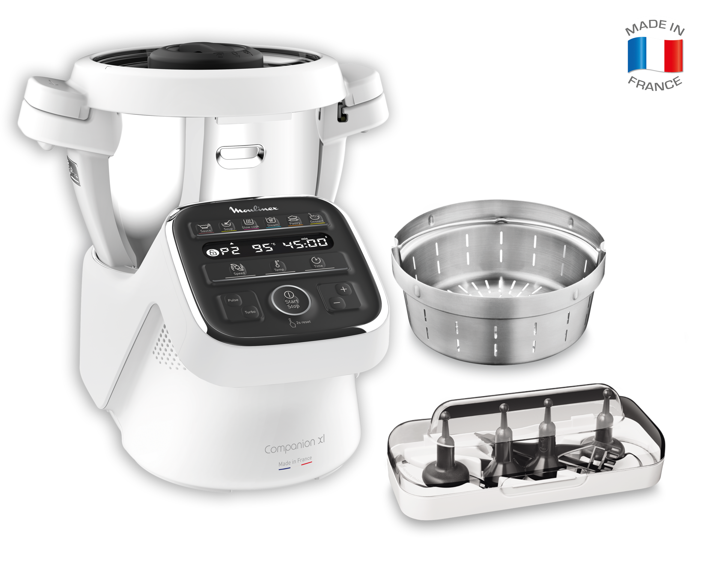 Companion XL YY4431FG Kookrobot - 12 programma's - 5 accessoires