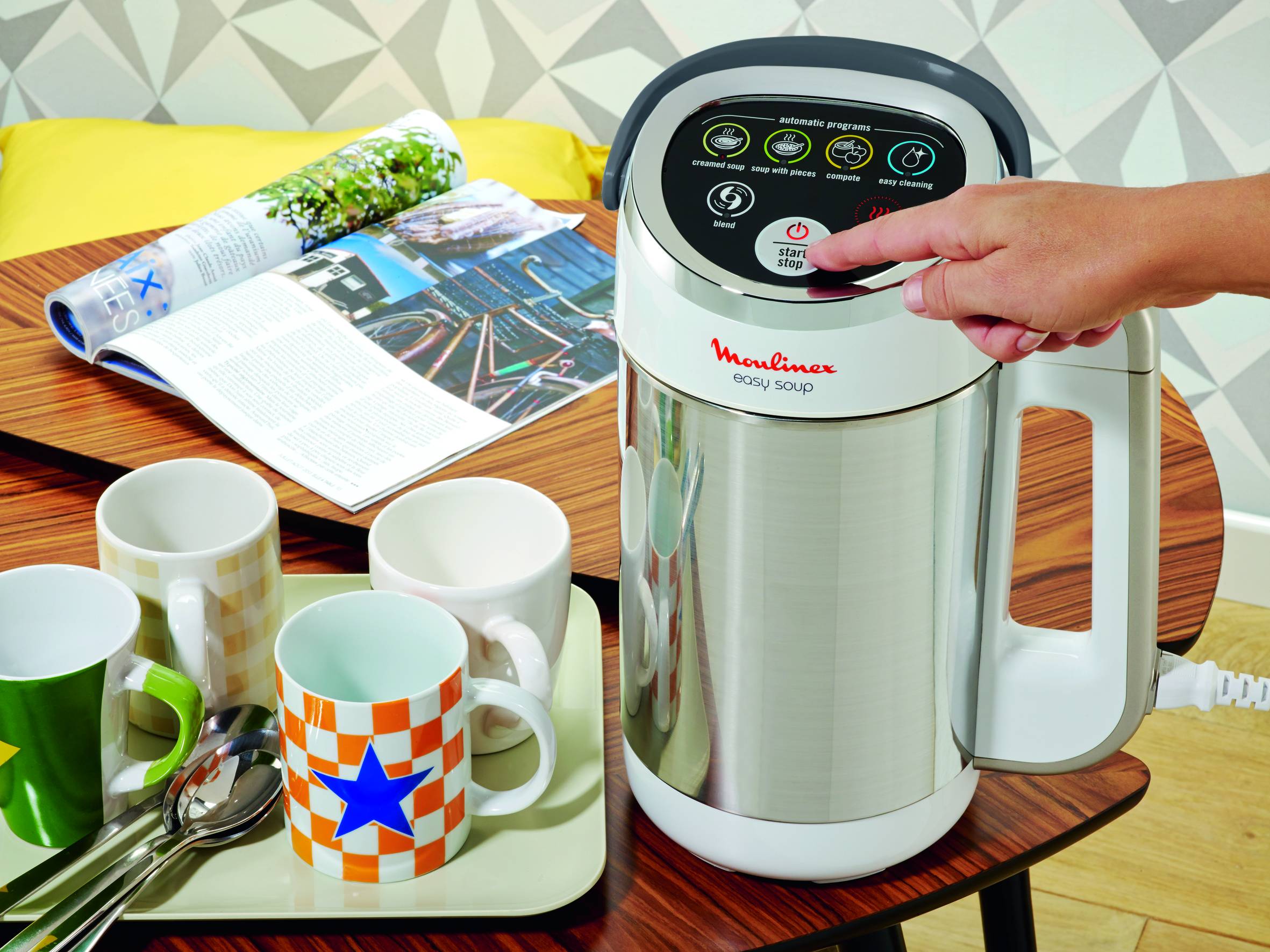 Easy Soup LM841B10 Blender chauffant - 1.000W - 5 programmes - 1,2L