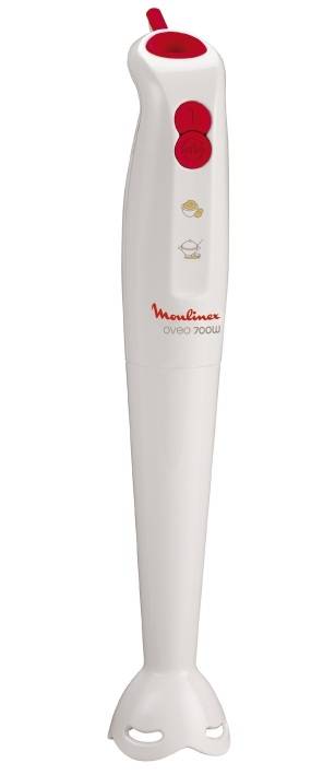 Mixervoet OVEO wit/rood