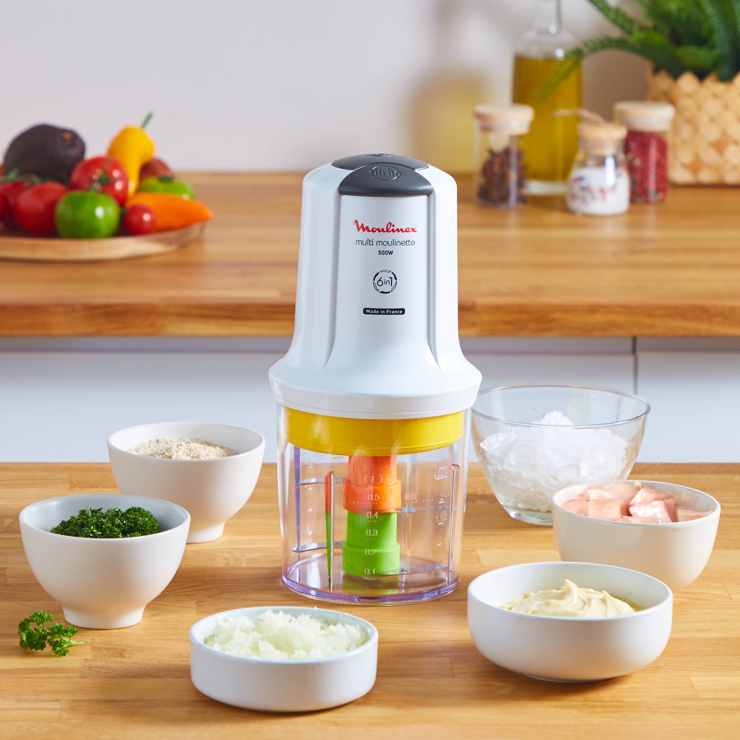 Multimoulinette XXL AT723110 Hachoir - 500W - 6 fonctions