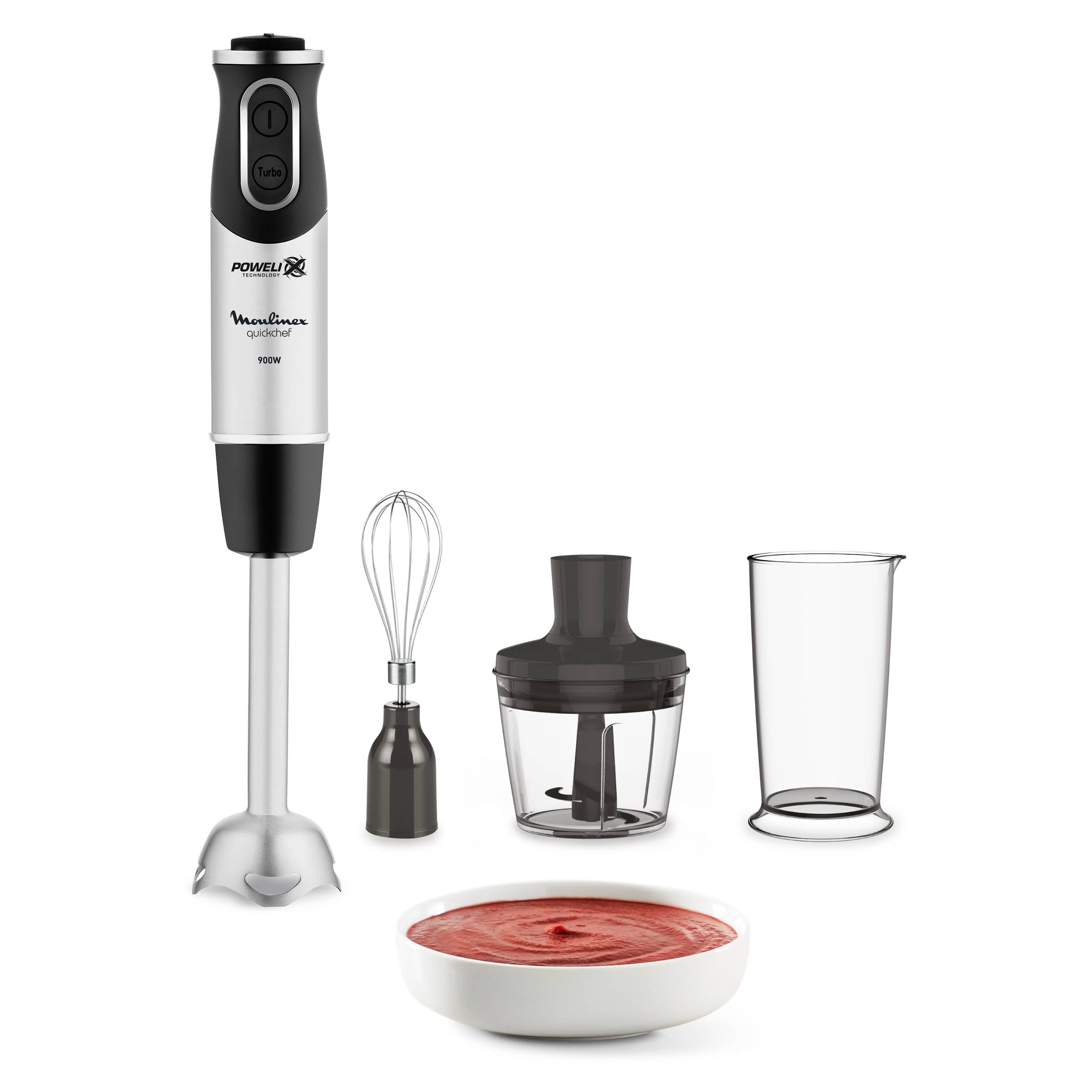 QuickChef DD655810 Staafmixer - 1.000W - 4 accessoires
