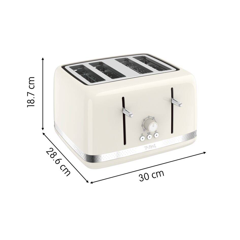 Soleil LT305A10 Grille-pain - 4&nbsp;fentes courtes