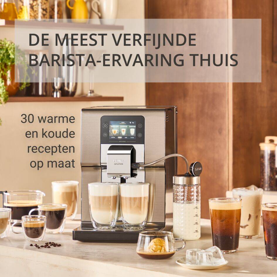 Intuition Experience Hot&Cold EA879EE0 Automatische espressomachine met bonen – 30 recepten – 3L