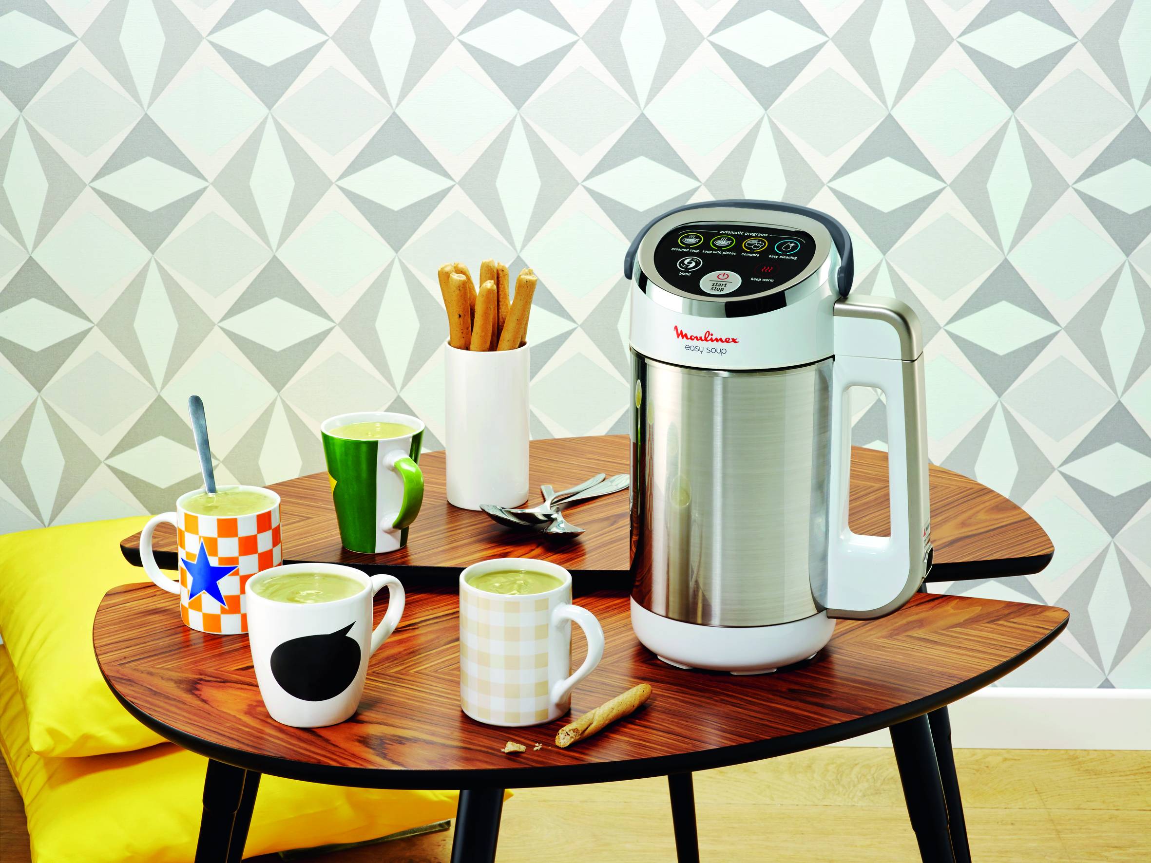 Easy Soup LM841B10 Blender chauffant - 1.000W - 5 programmes - 1,2L