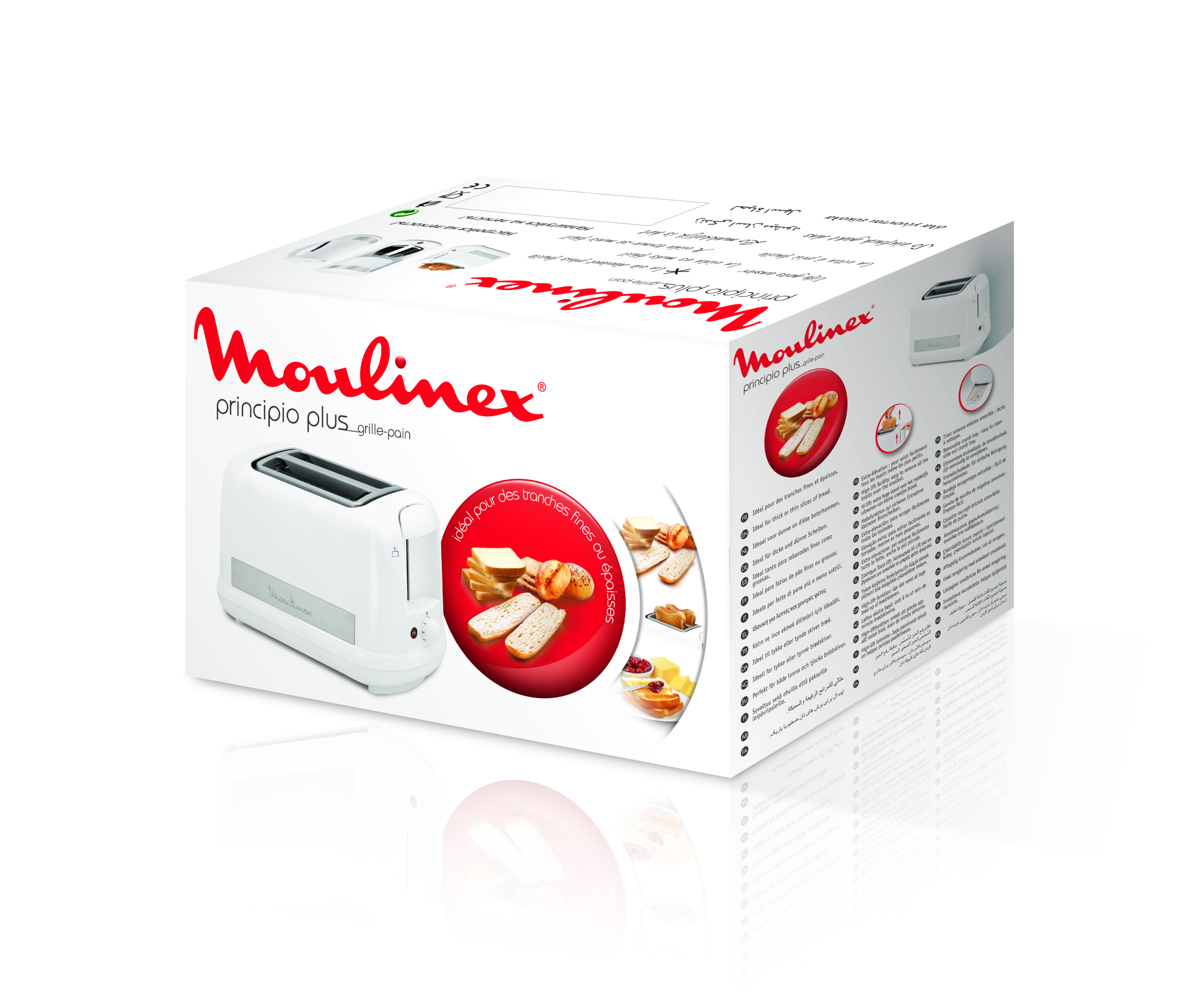 TOASTER PRINCIPIO PLUS BLANC 