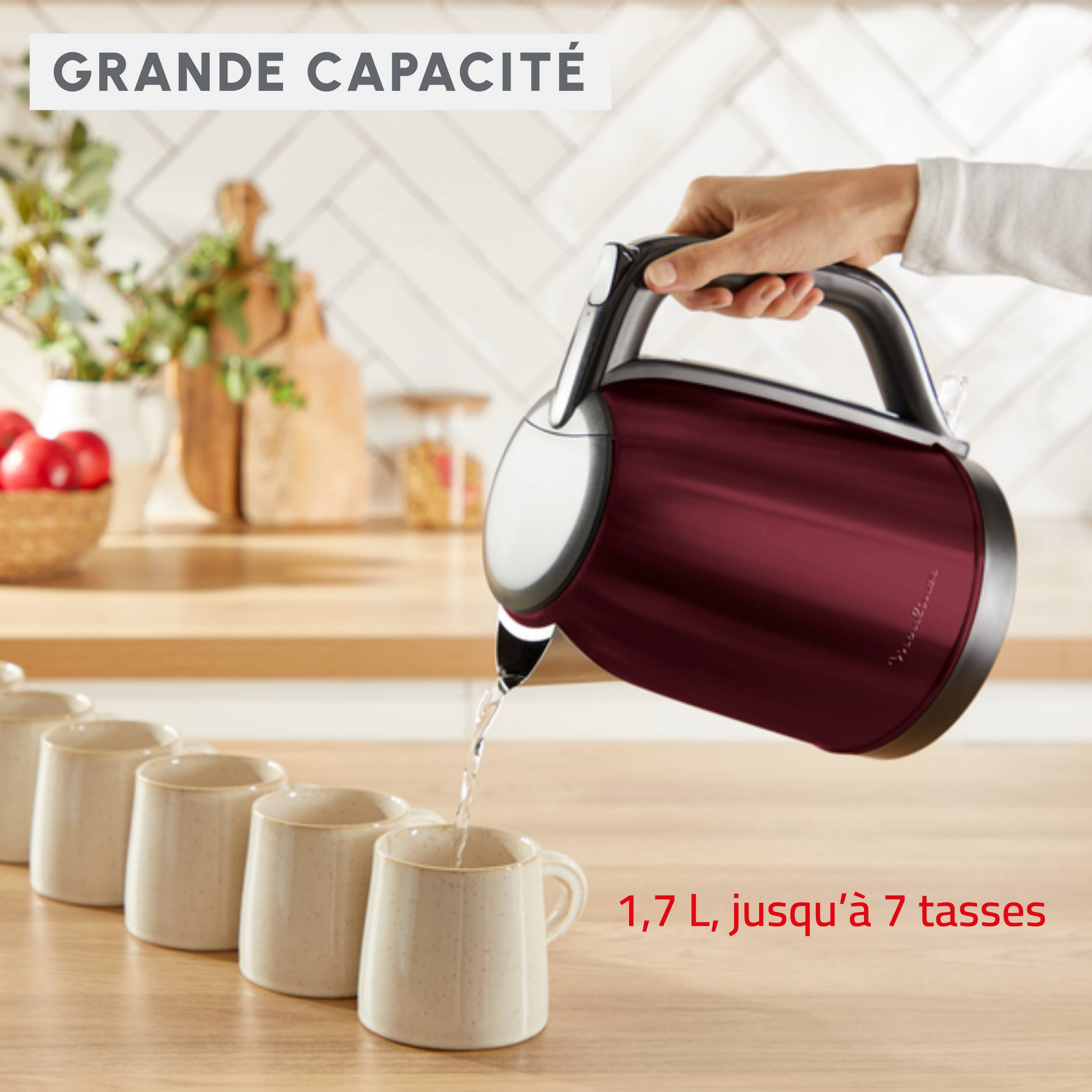Subito, Bouilloire électrique, Indicateur 1 tasse, Ouverture à une main