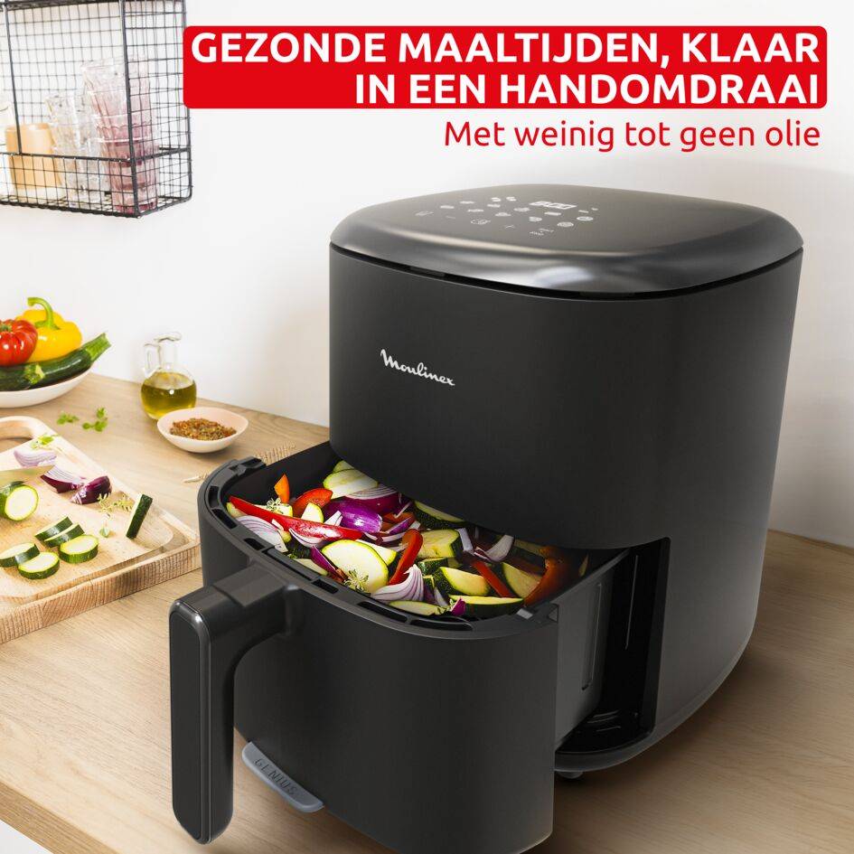 Easy Fry Max, airfryer, inhoud van 5 liter, afneembare voorkant