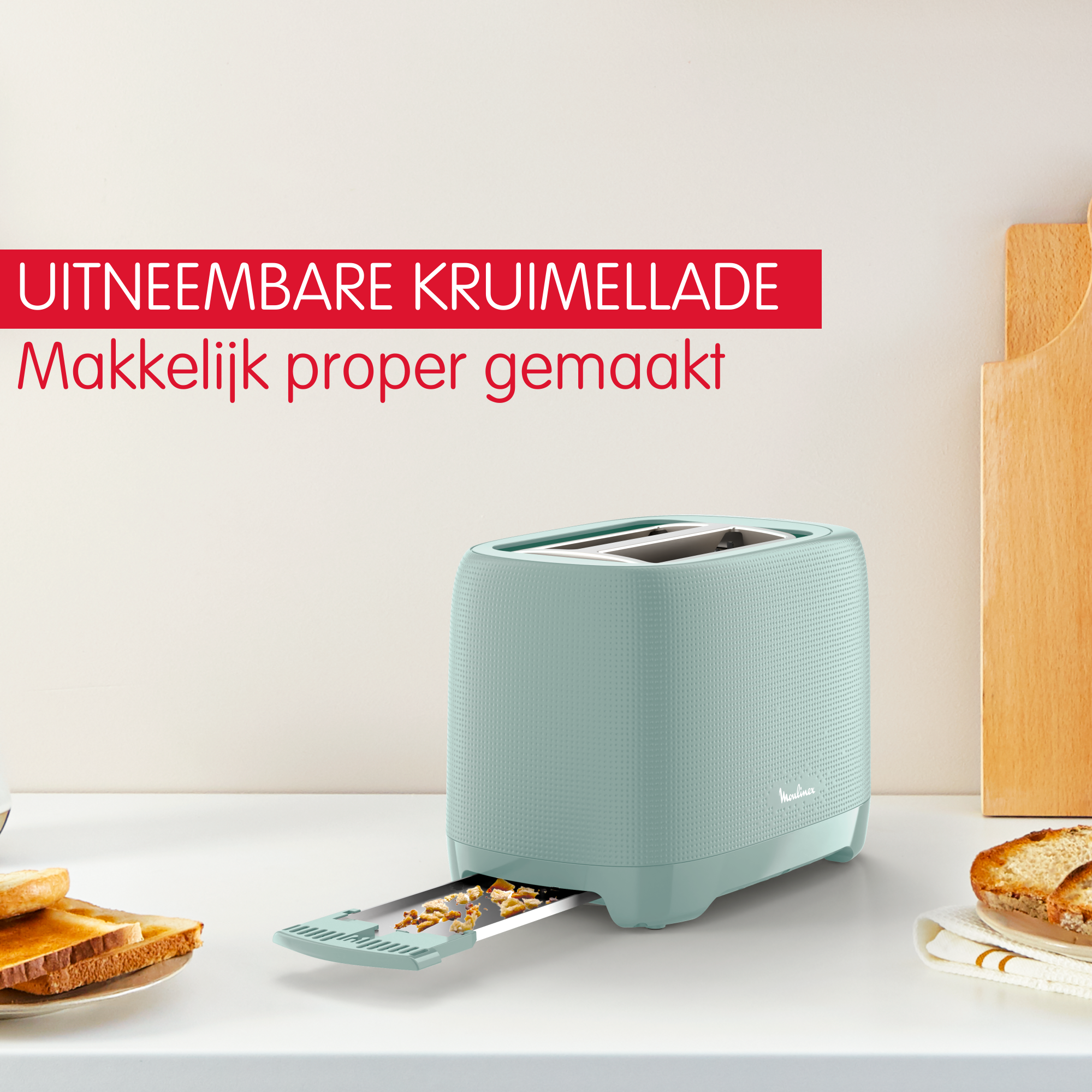 Morning LT2M1310 Broodrooster - 2 korte sleuven