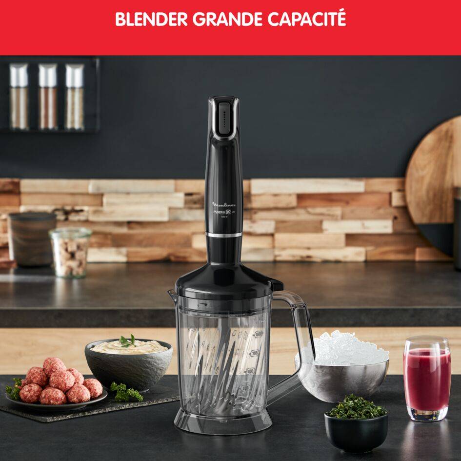 Mixeur plongeant Infinyforce avec hachoir mixeur XL