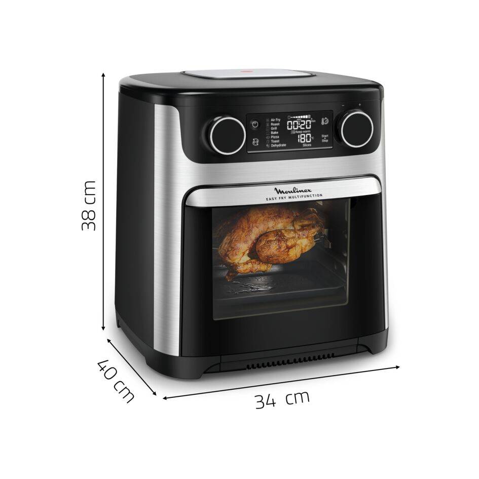 Easy Fry Multifunction AL556DF0 Air fryer 9-in-1 - 9 programma's - 15 L
