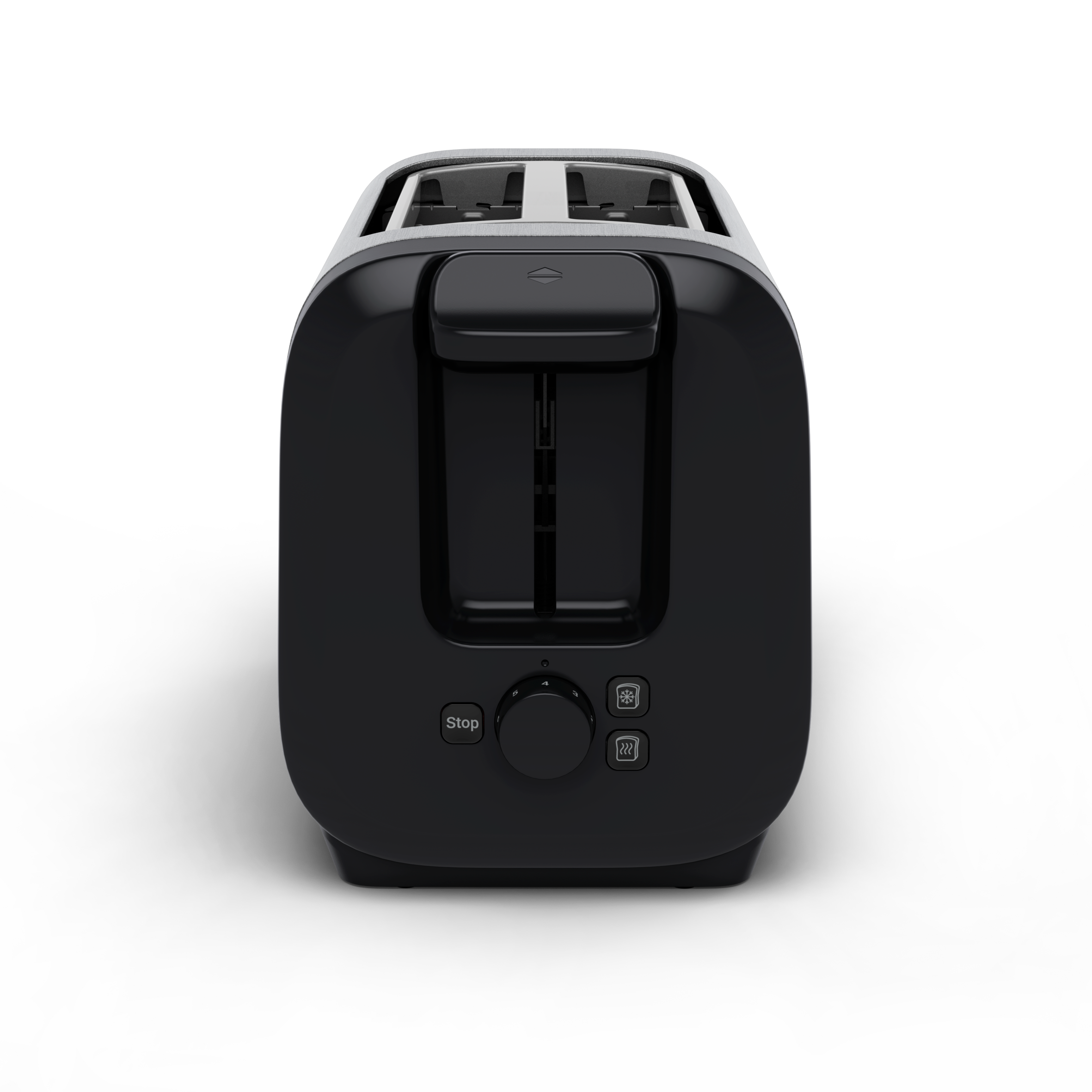 Subito, Grille-pain 2&nbsp;fentes, Dorage plus rapide, Économies d'énergie, Noir et inox