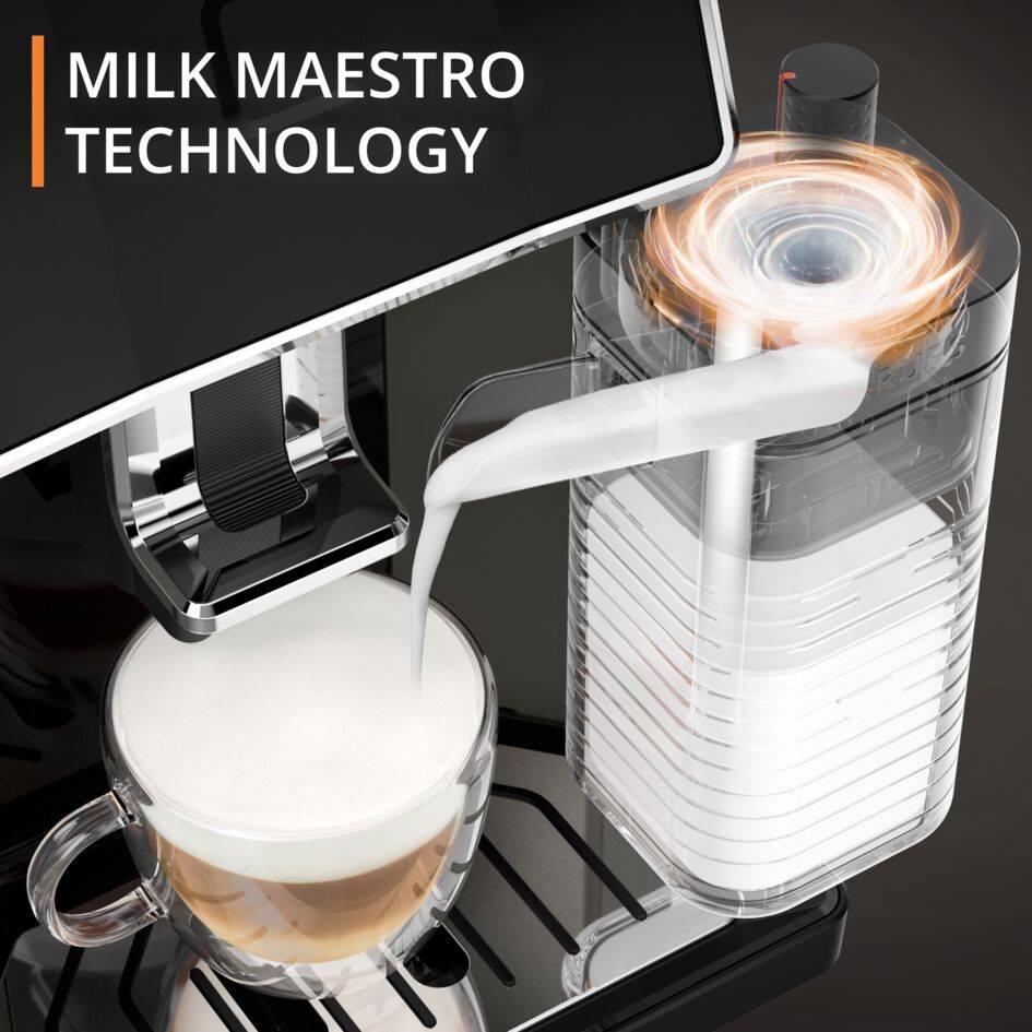 Sensation Milk EA912910 Machine à Espresso automatique à grains - 6 recettes de café - 1,7L - Pot à lait