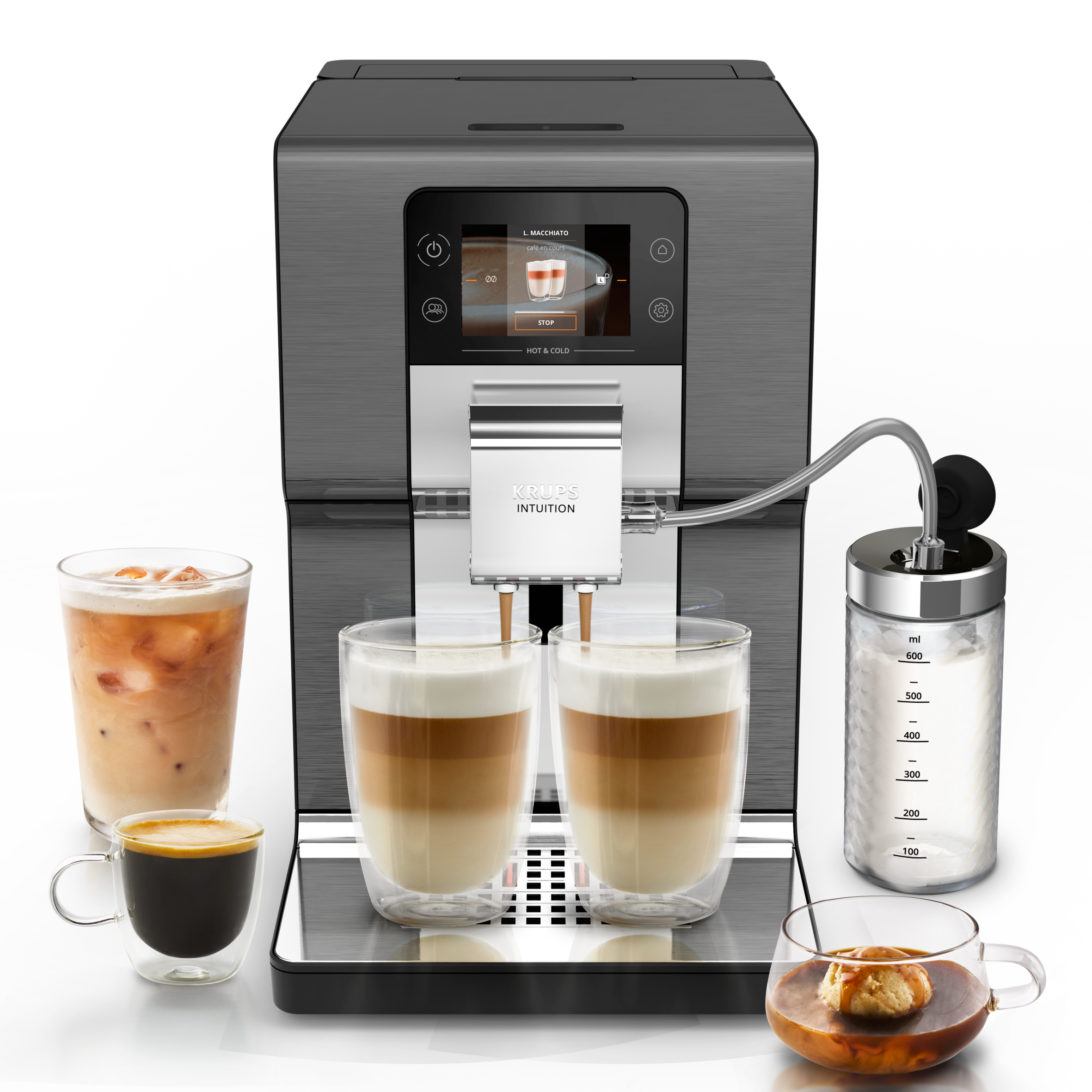 Intuition Experience Hot&Cold EA879EE0 Machine espresso automatique à grains - 36 recettes - 3L