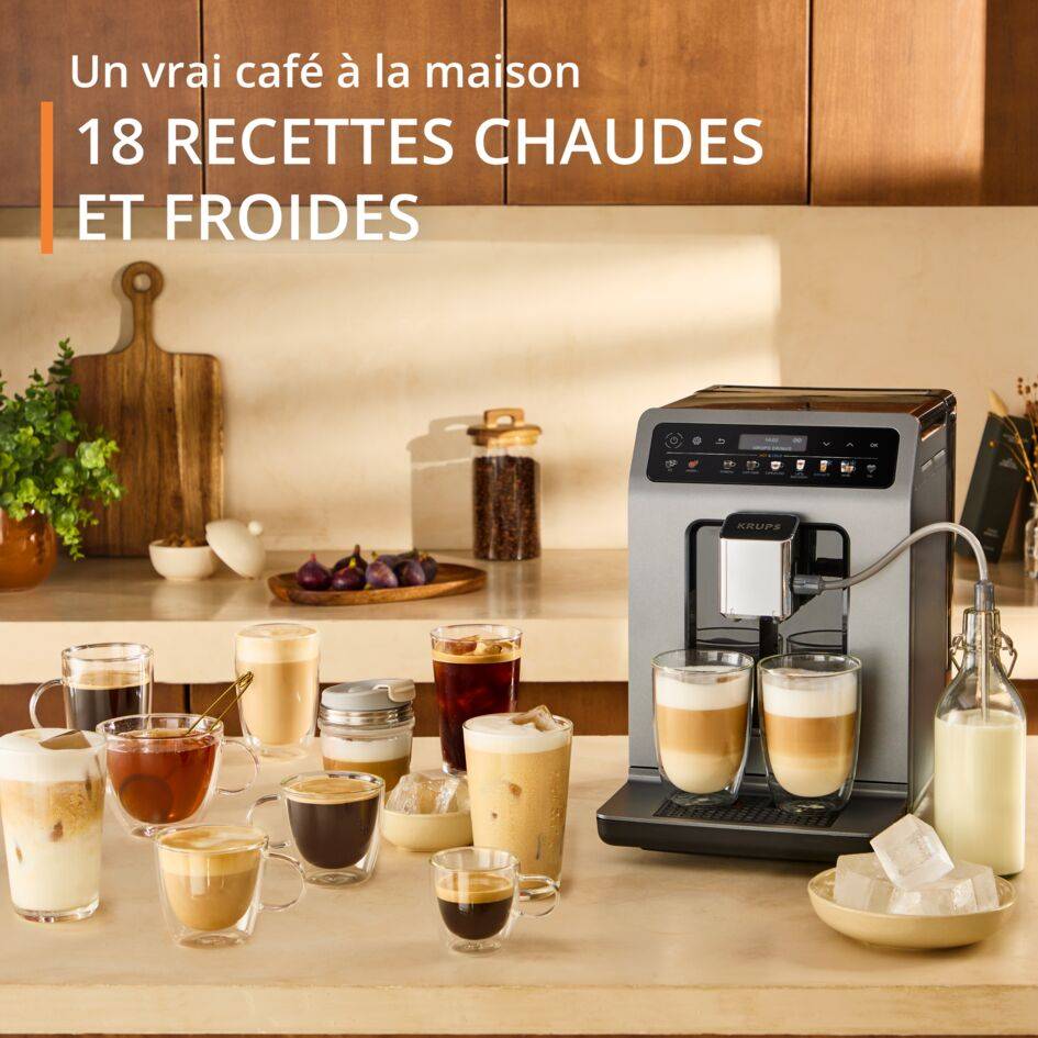 Evidence Hot & Cold EA898DF1 Machine expresso automatique - 18 recettes chaudes et froides