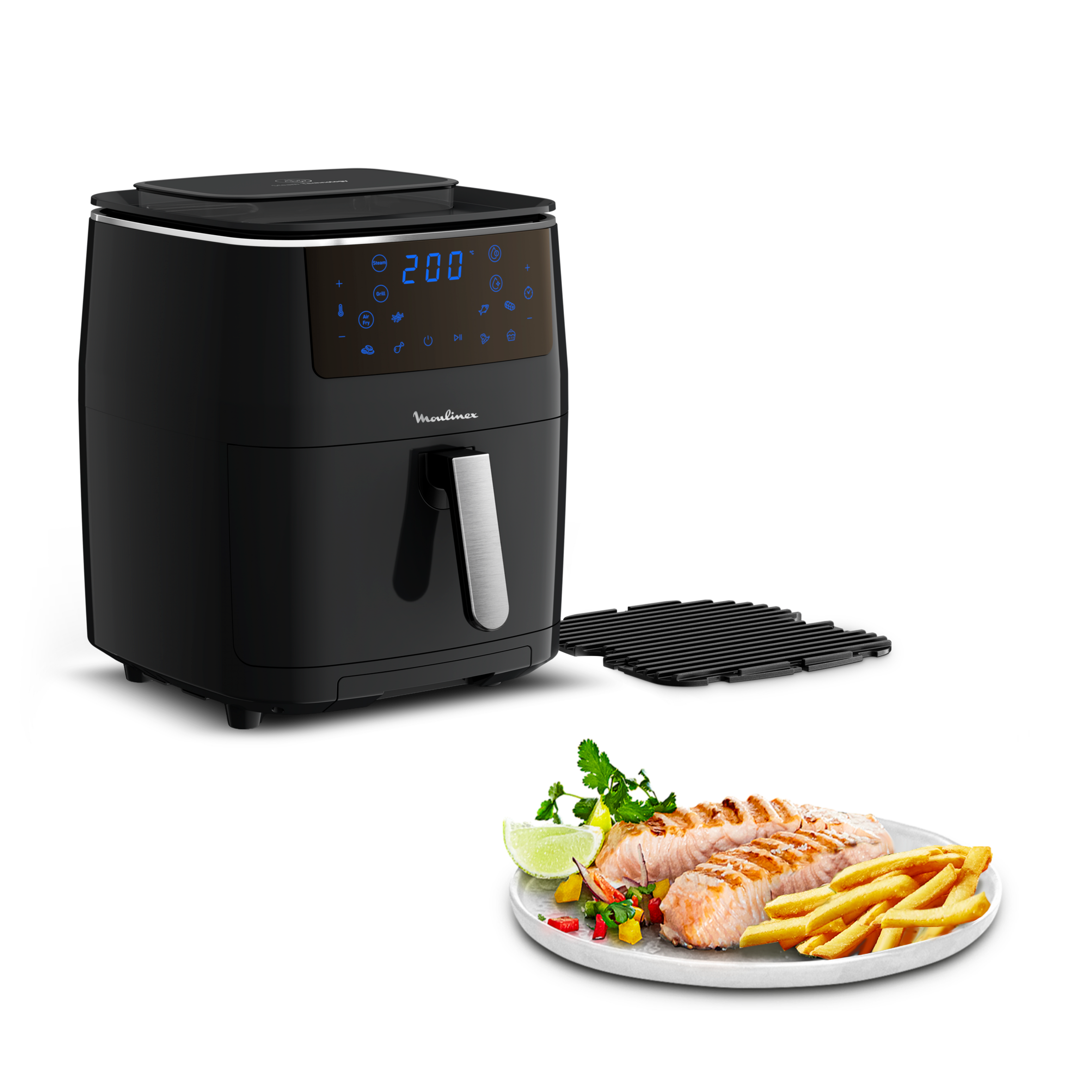 Easy Fry, Grill & Steam 3-en-1 AL201810 Air fryer - 7 programmes - 6,5L