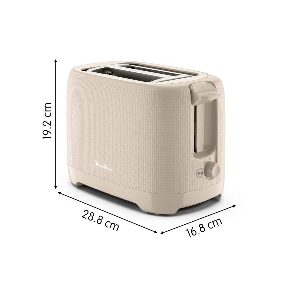 Morning LT2M0B10 Grille-pain - 2&nbsp;fentes courtes