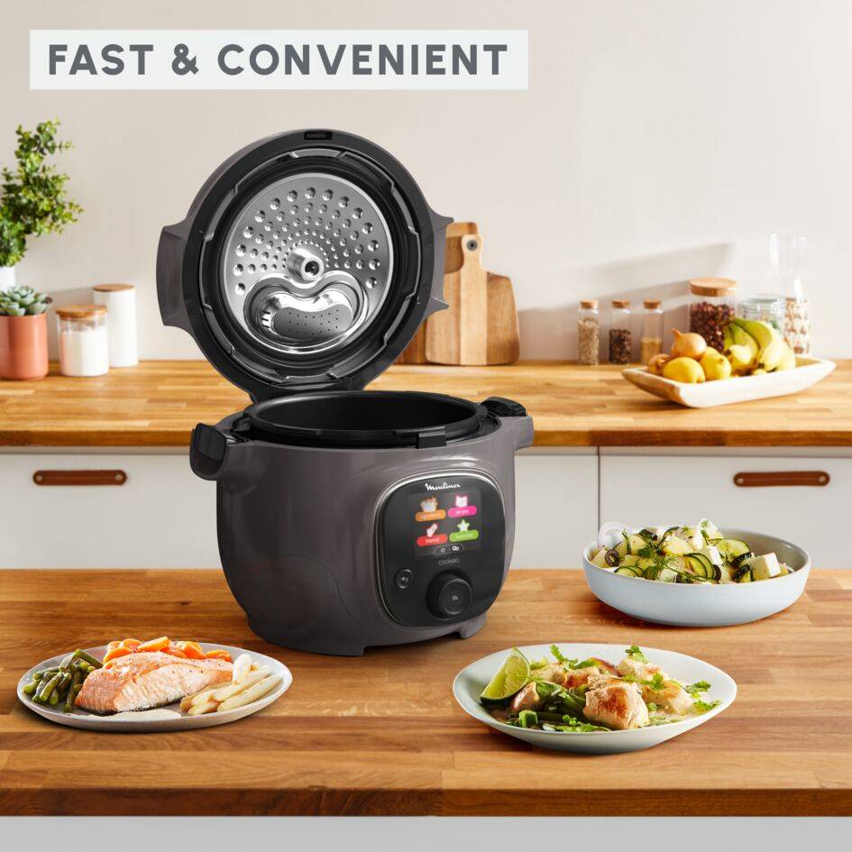 Cookeo Mini CE880910 Multicuiseur intelligent haute pression - 6 programmes - 150 recettes