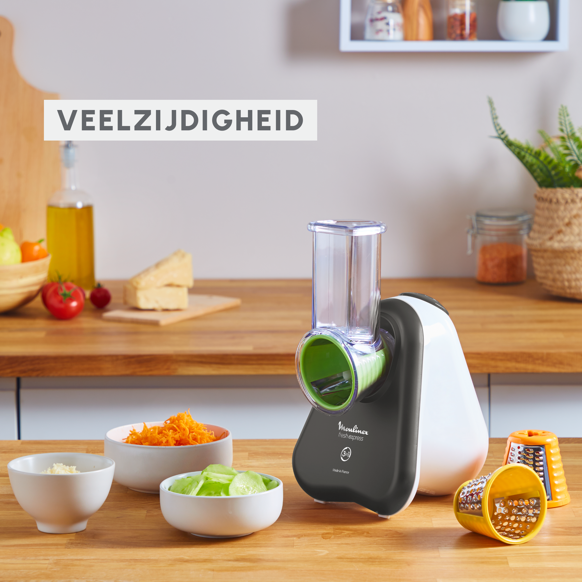Fresh Express 3-in-1 groentesnijder